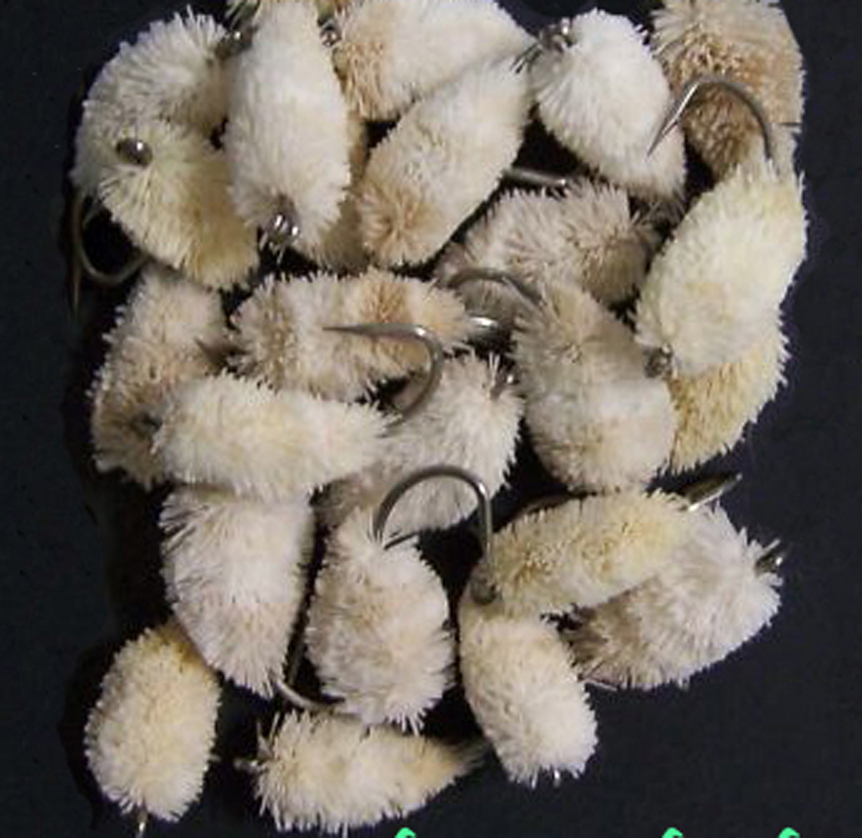 Deer Hair Bread Flies With  Barbs UK Tied Carp Mullet Garfish Trout  fly