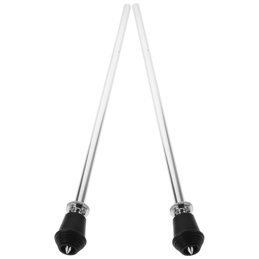 2Pcs Versatile Aluminum Drum Leg Bracket for Floor Drum Silver Durable