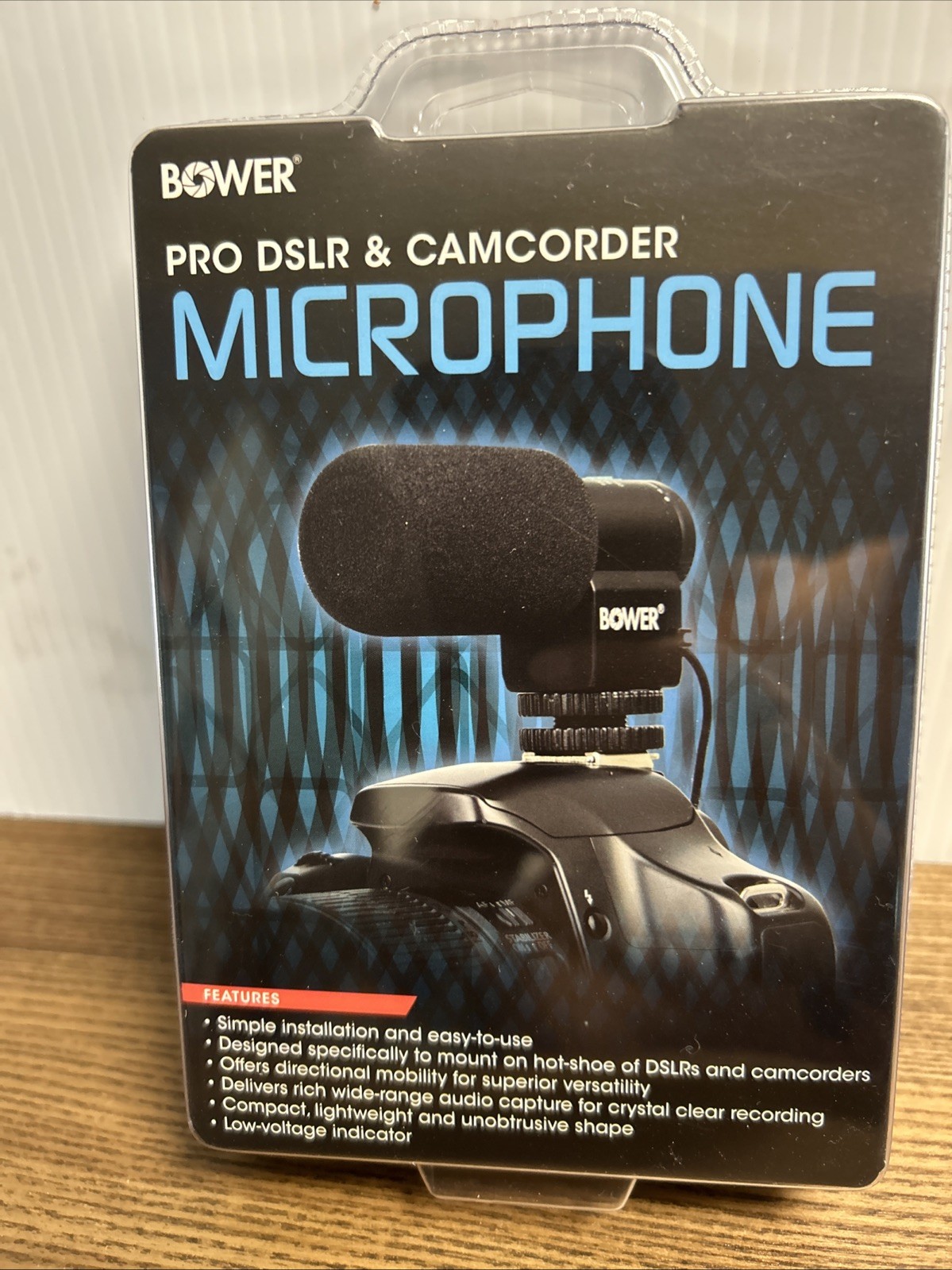 New Bower Condenser Microphone MIC150 for Pro DSLR & Camcorder