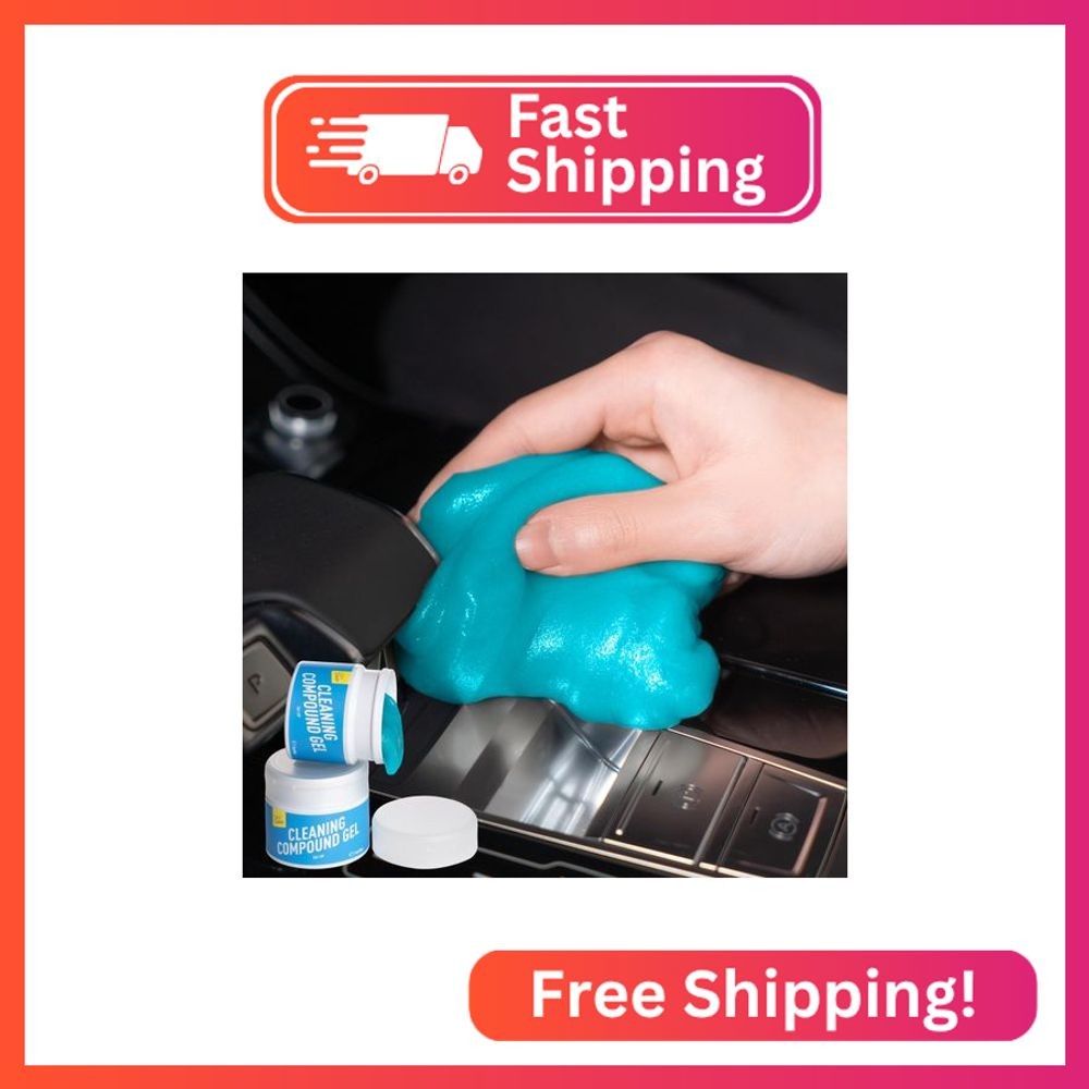 CLICK CLEAN 2Pcs Cleaning Gel for Car, 7oz Car Detailing Tools, Cleaning Putty G