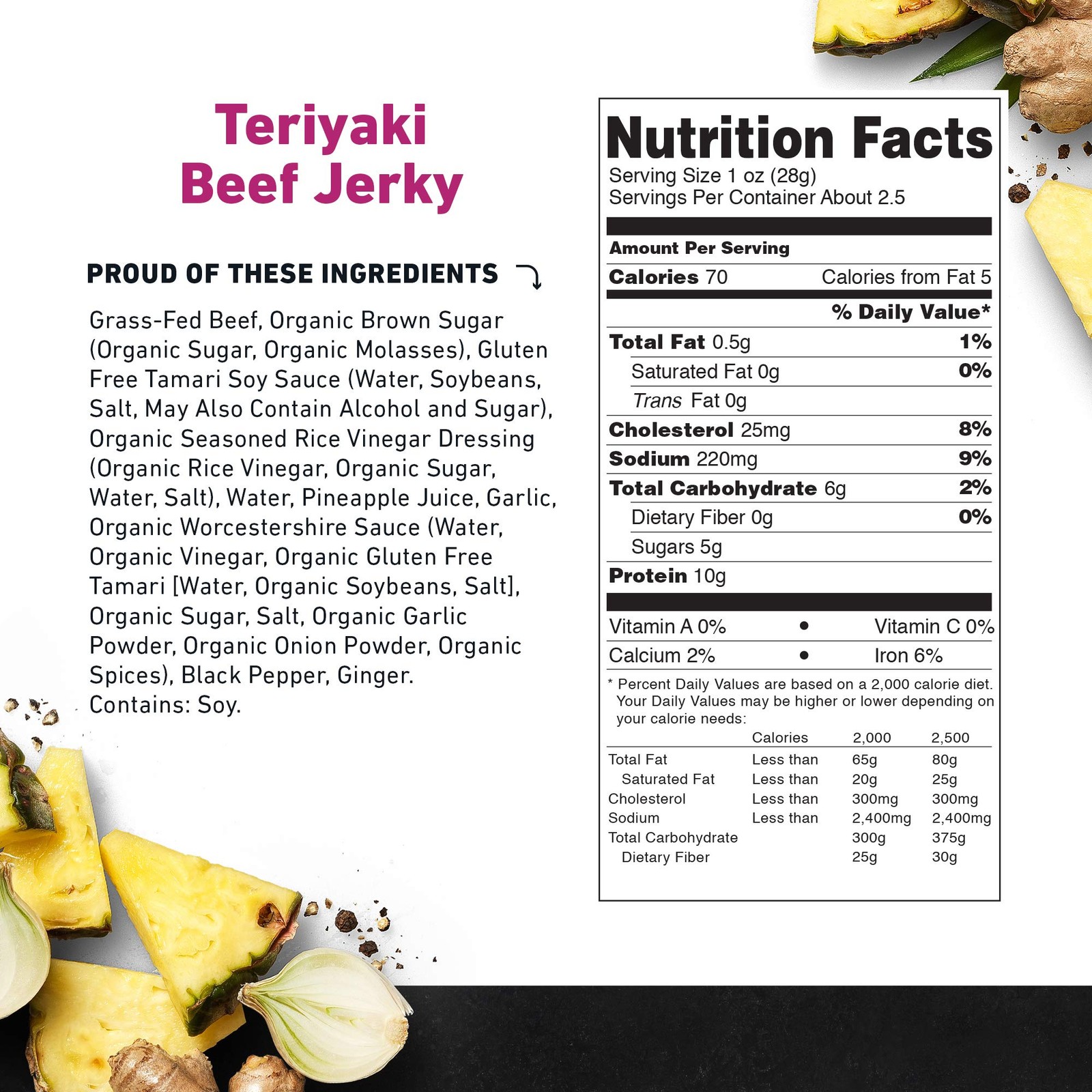 Archer Jerky Grass Fed Beef - Snack Pack, 2.5 Ounce (Pack of 4)
