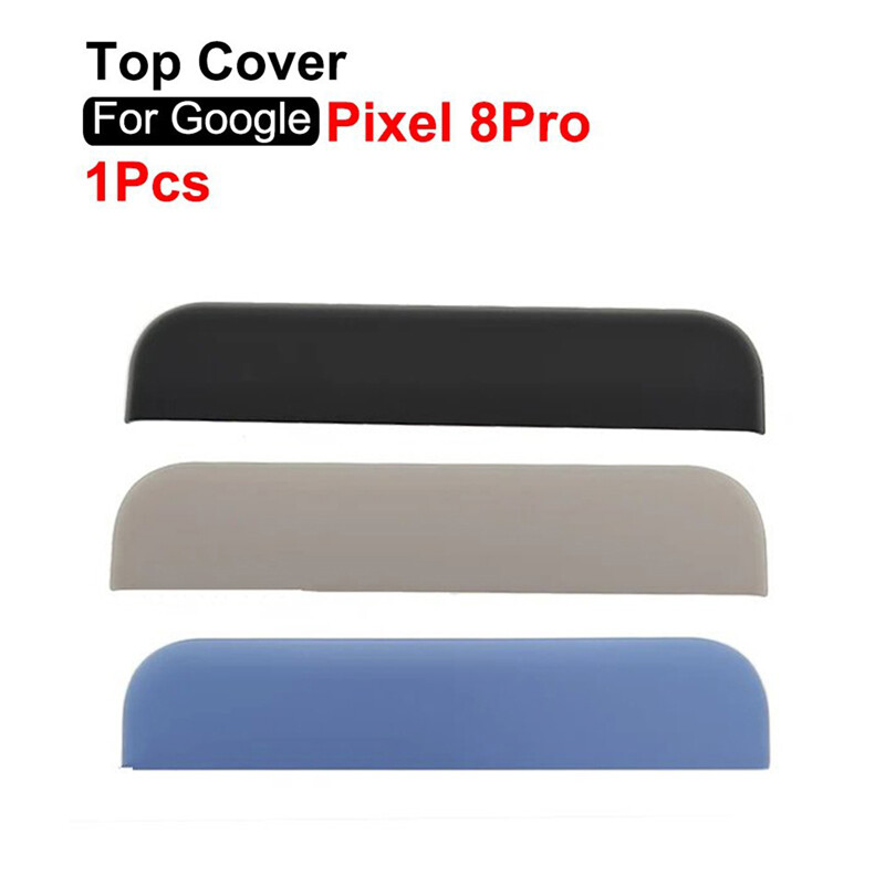 For Google Pixel 8 Pro Top Upper Rear Back Cover Glass Strips Replacement Parts