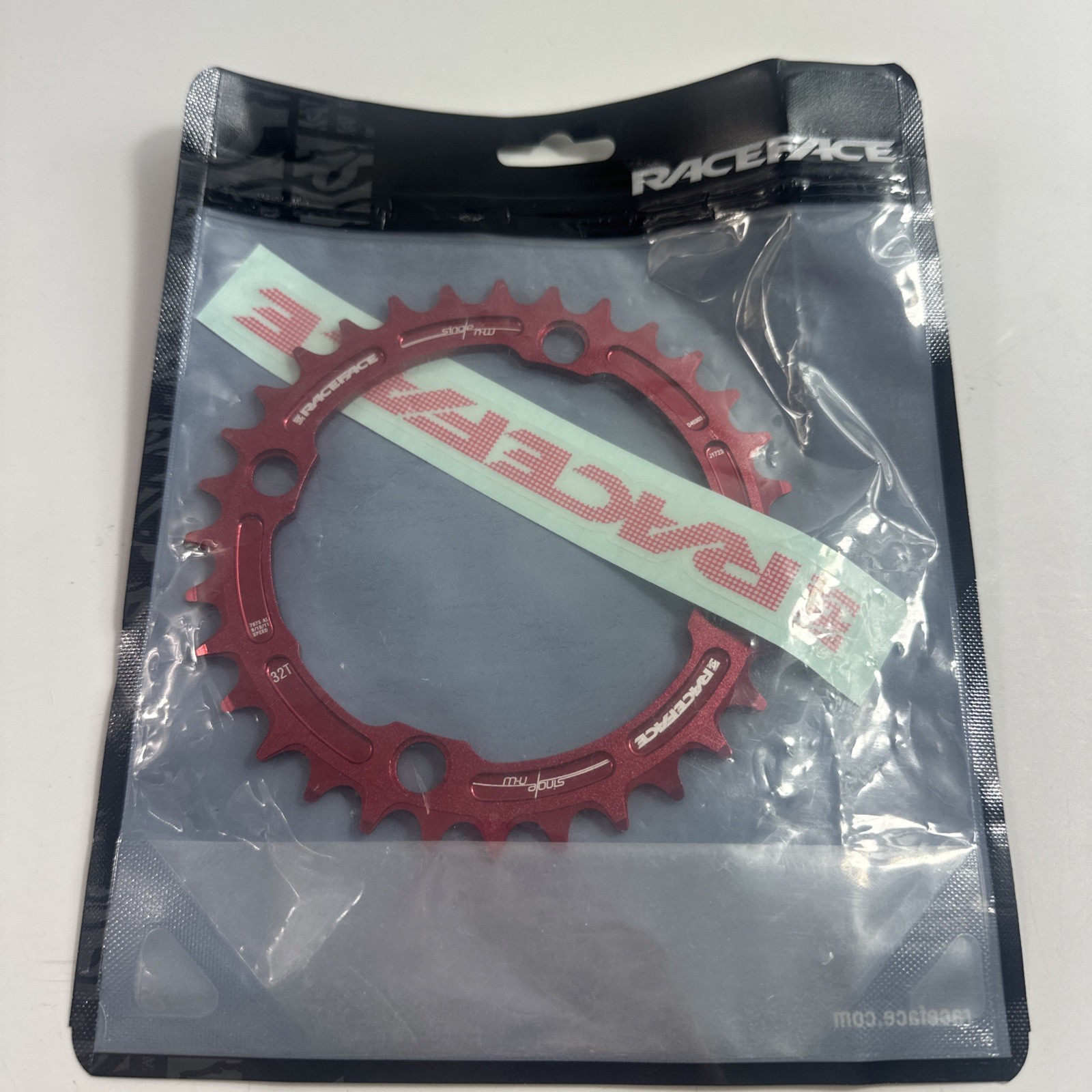 RaceFace 1x Single  Chainring - 32t,  9-11 peed, 7075 Aluminum RED, NEW