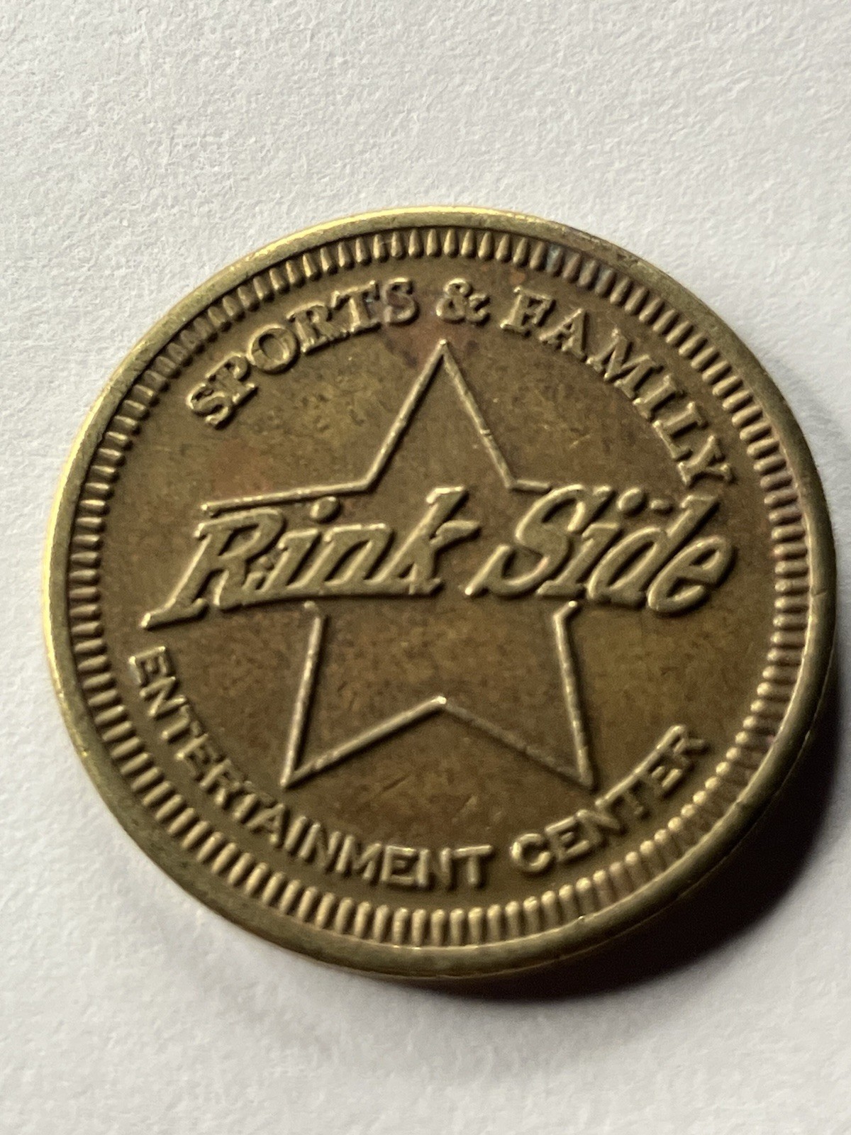 Vintage Rink Side Arcade Token Gurnee Illinois #uk1