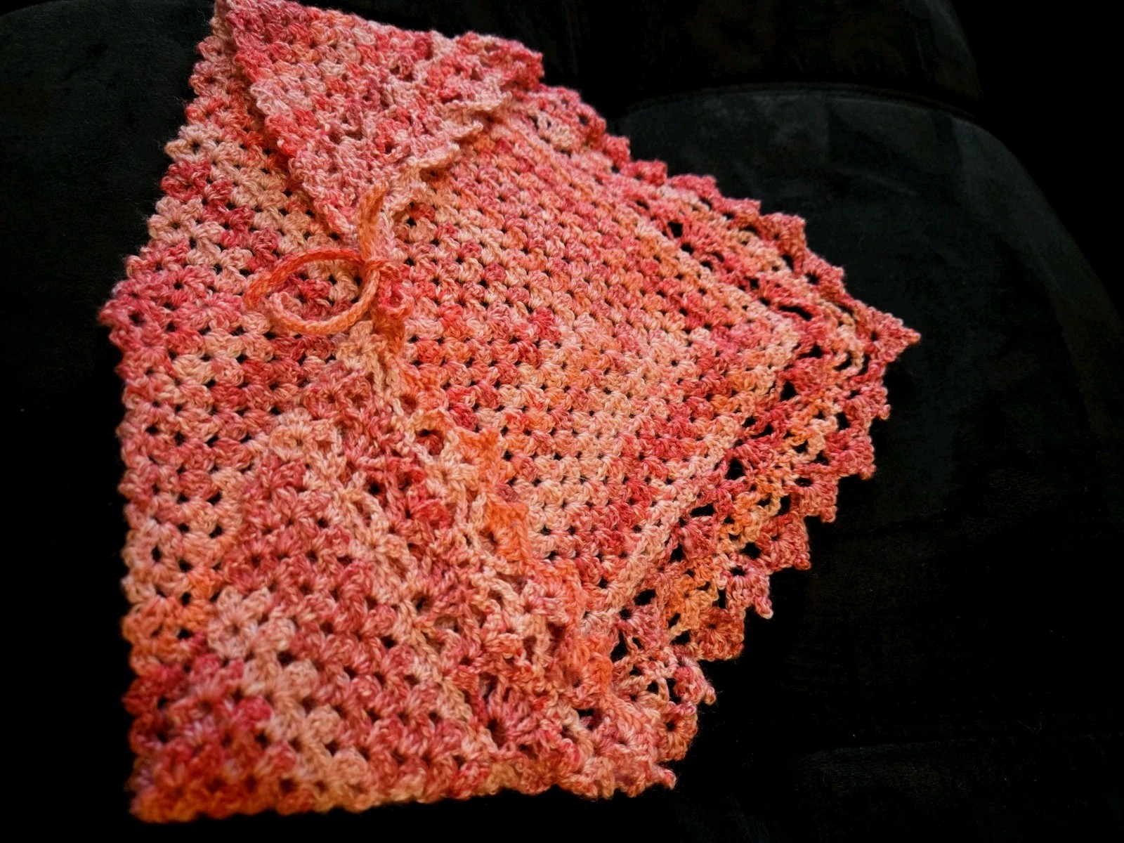 Handmade Crochet Lace Bandana