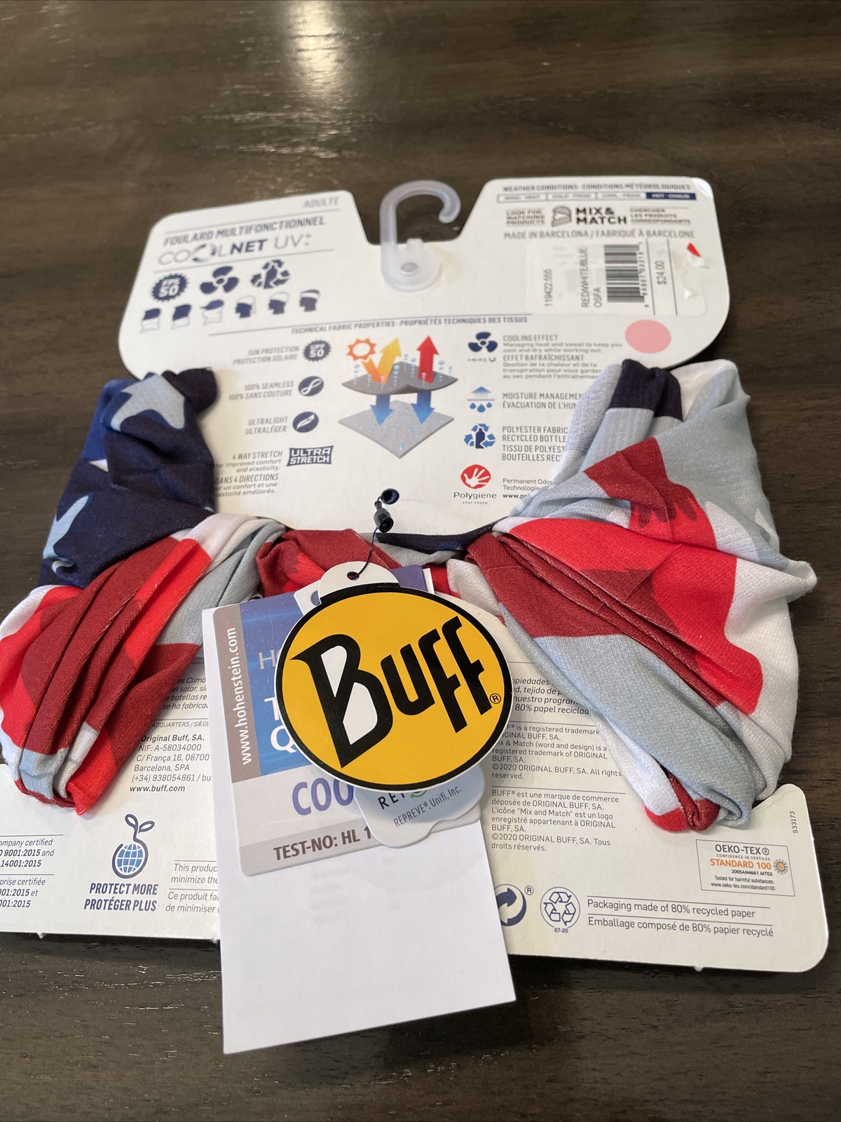 Buff CoolNet UV+ Multifunctional Headwear Pool - Brand New