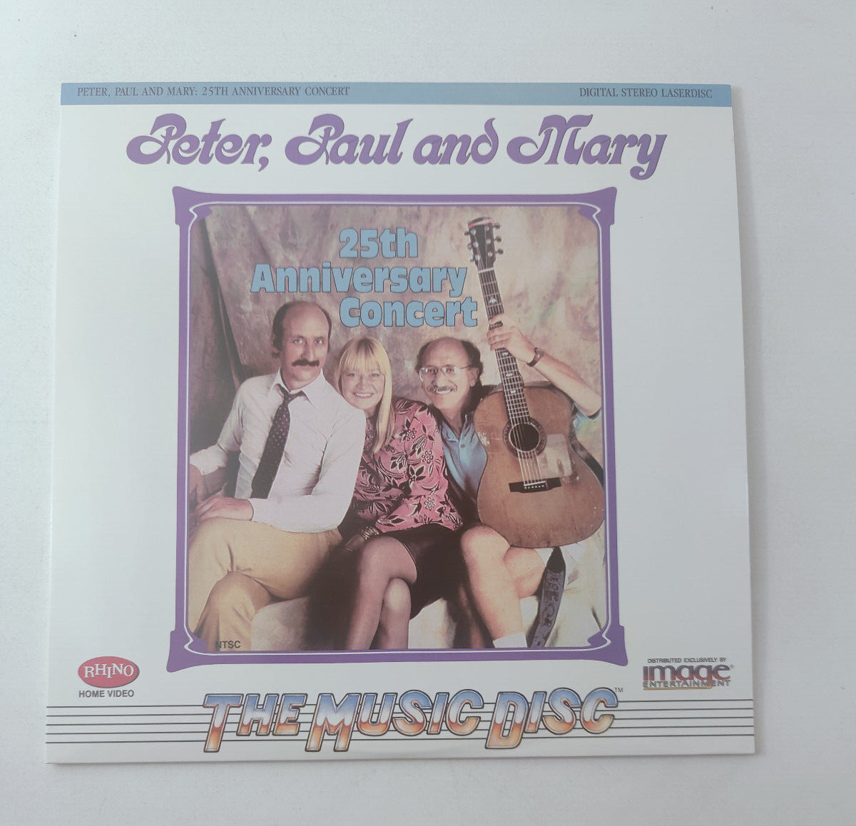 LASERDISC Peter Paul and Mary 25th Anniversary Concert Laserdisc