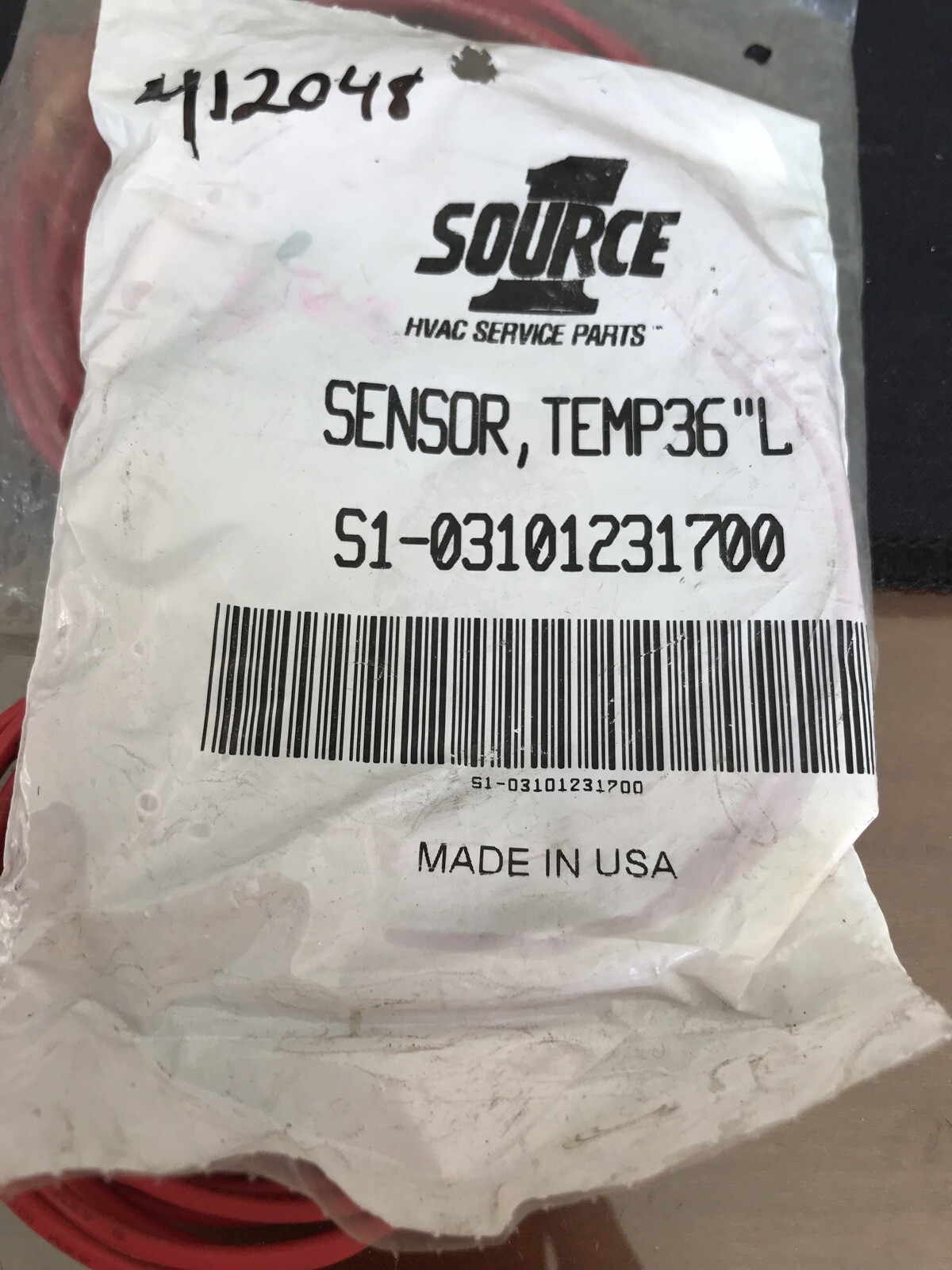 ( LOT OF 2) Source 1 03101231700 Temperature Sensor