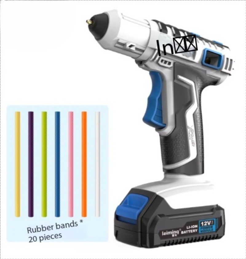 Electric Hot Melt Glue Gun Wireless Household Rechargeable Hot Glue 12V