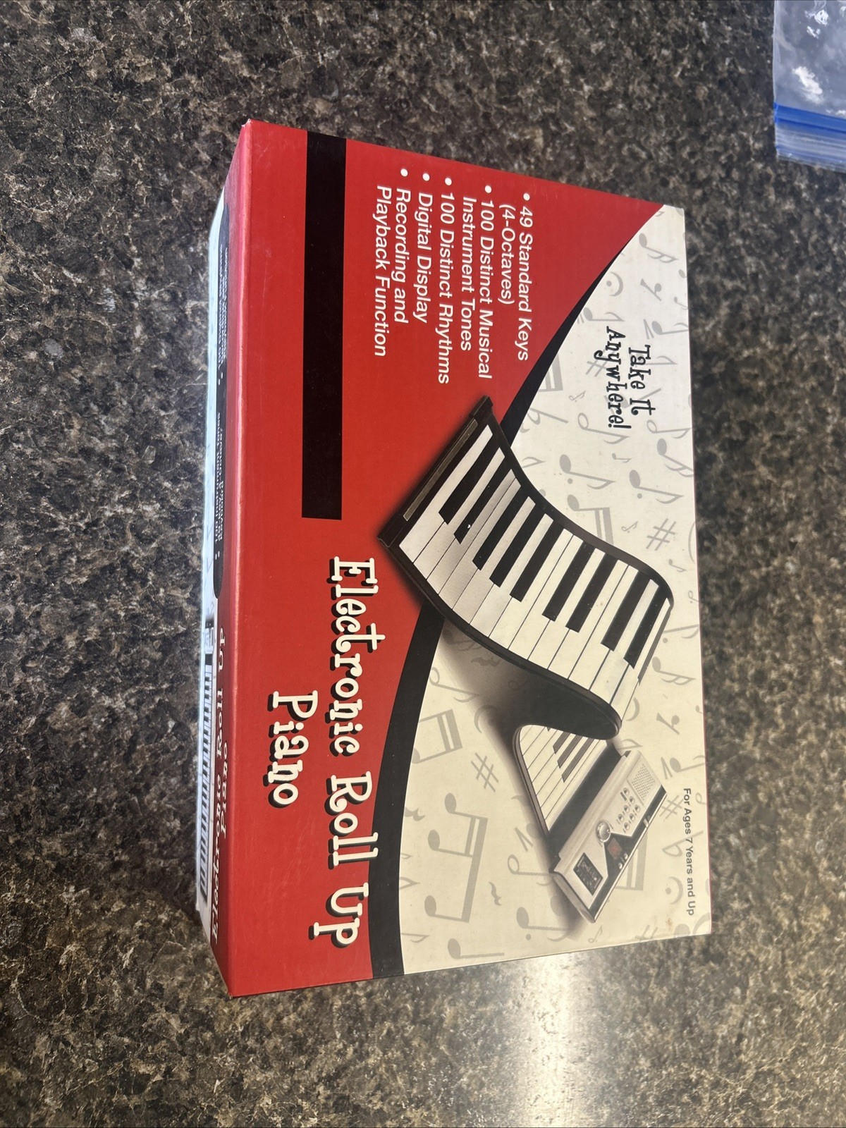ELECTRONIC ROLL UP PIANO 49 KEYS RECORDING PLAYBACK FUNCTION