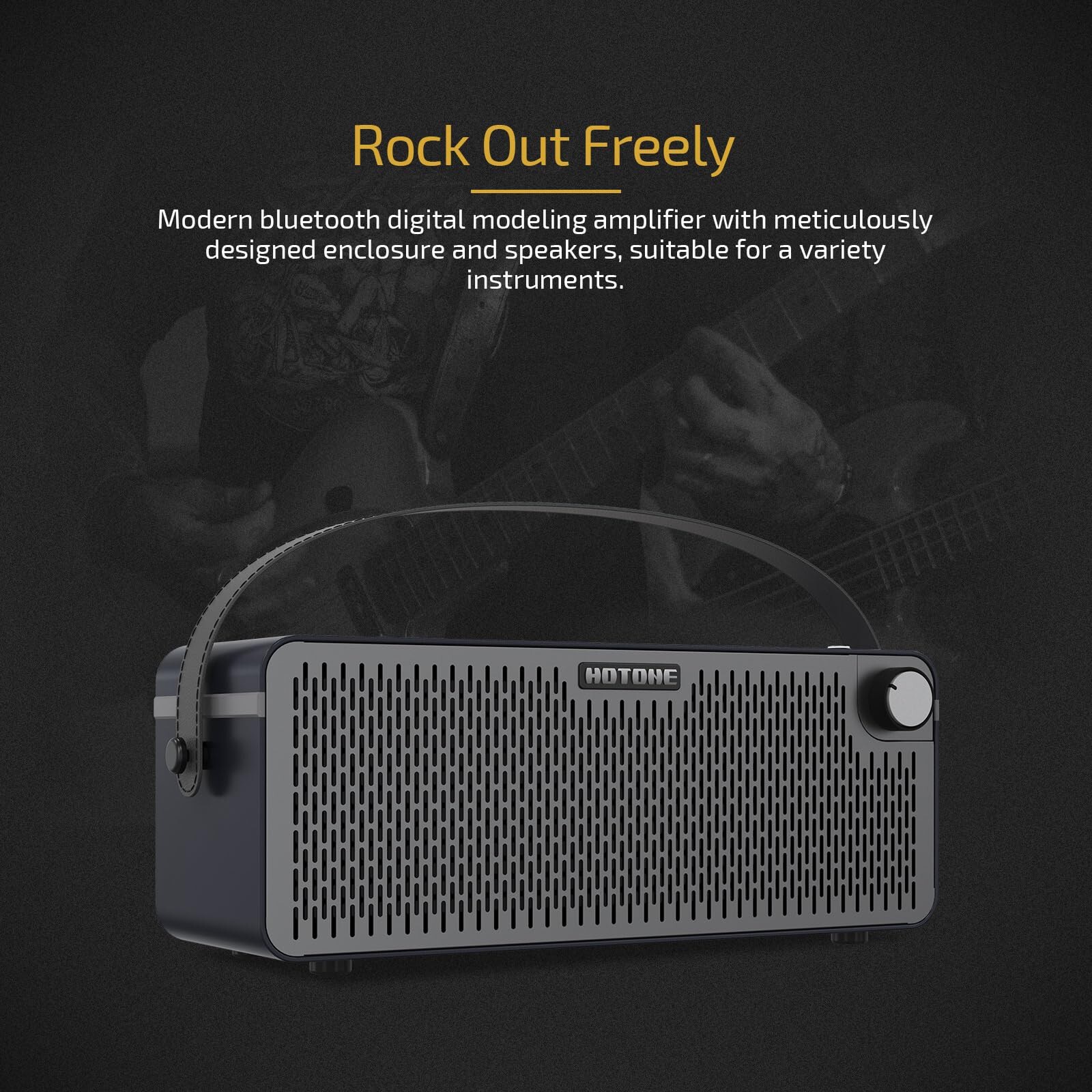 Hotone Pulze 30-watt Portable Modeling Amplifier - Eclipse