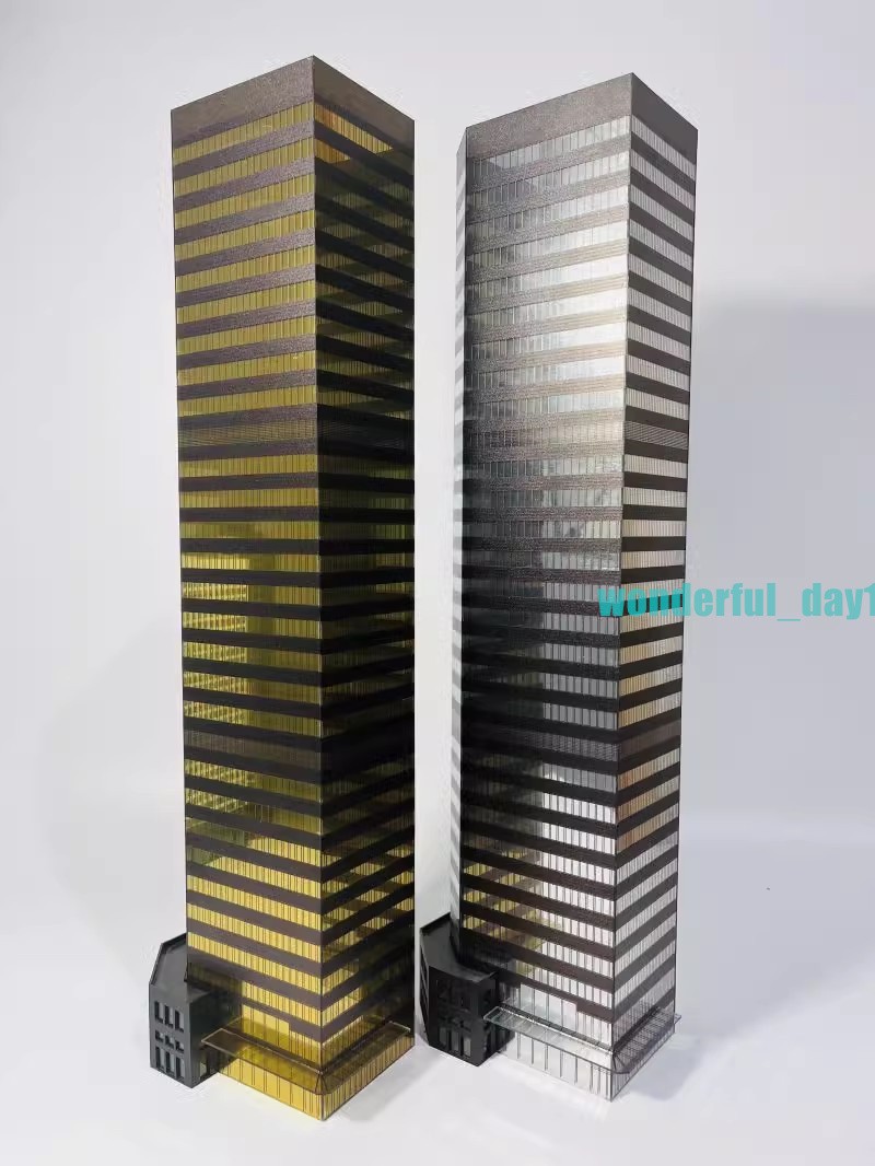 1/150 Scale Office Building Skyscraper Architecture Modern City Assembled Model
