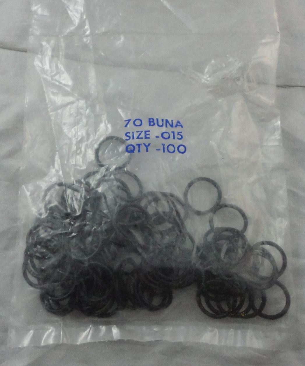 Lot of Size .015 Rubber O-Rings
