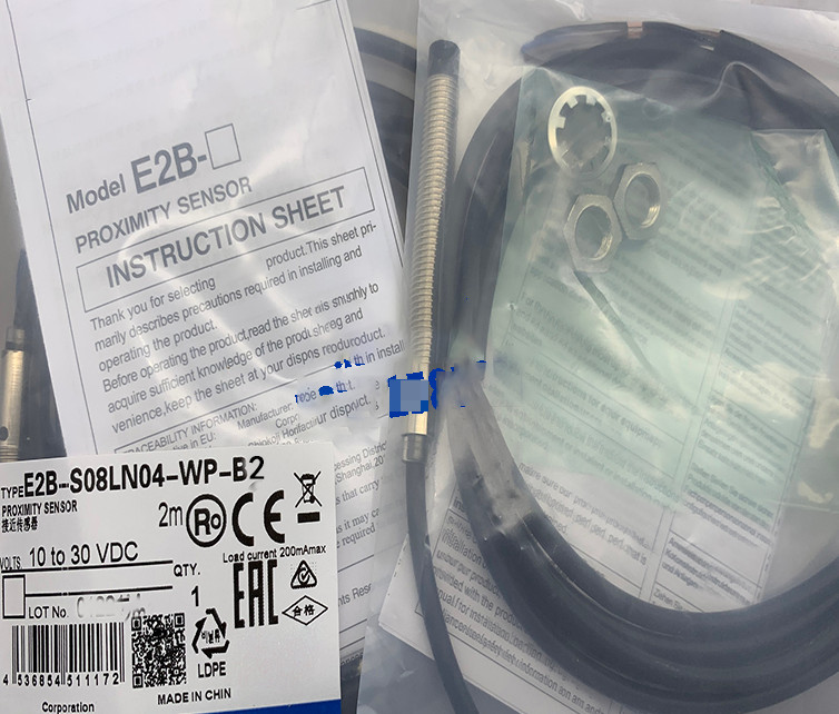 1PC Omron E2B-S08LN04-WP-B2 Proximity Switch E2BS08LN04WPB2 New