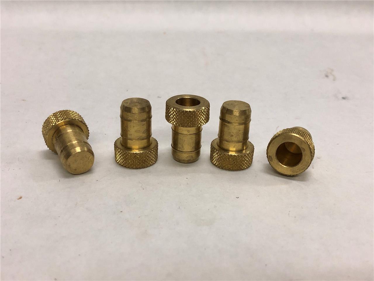 (Lot of 5) 535104-B HVAC ENV Controls 1/2B Pneumatic Plug P2B
