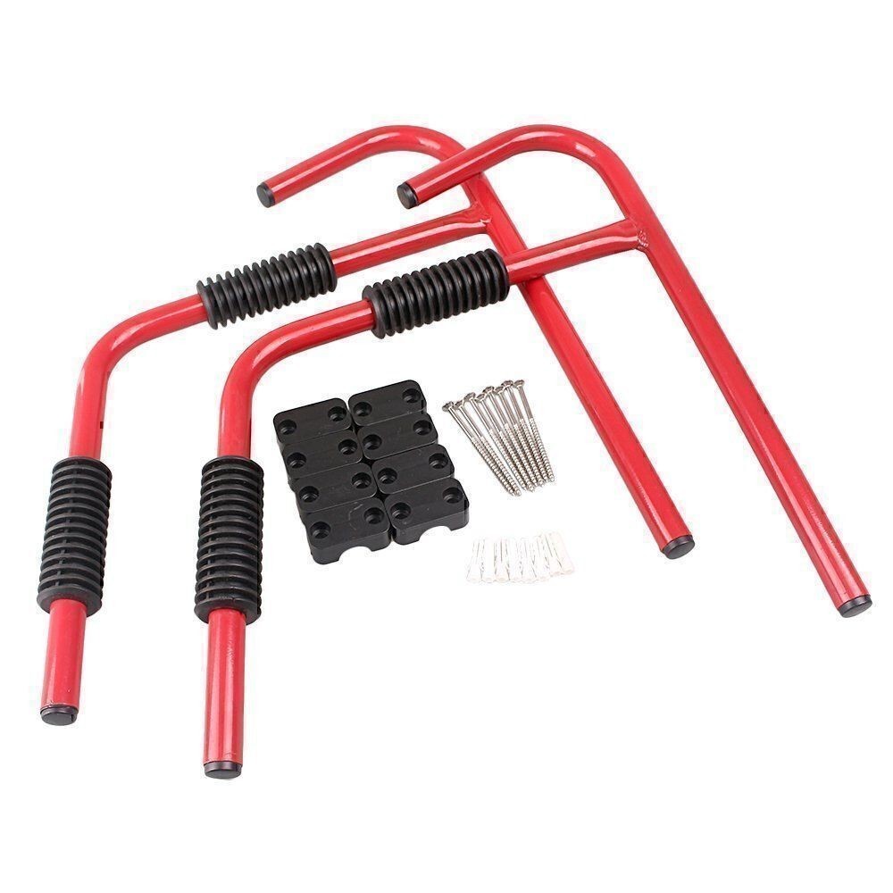 100lbs Folding Hanger Wall Mount Kayak Rack Storage Steel Surfboard Canoe Hanger