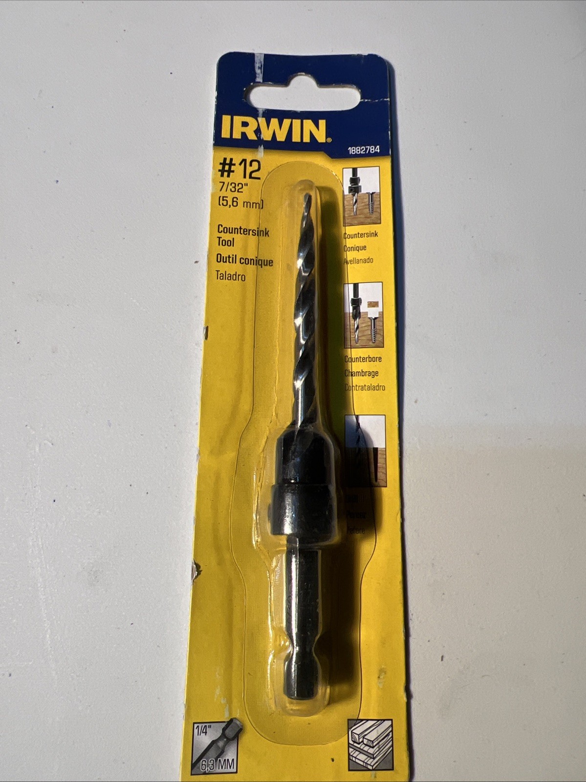 Irwin #12 Tapered Countersink Tool - 1882784 7/32"