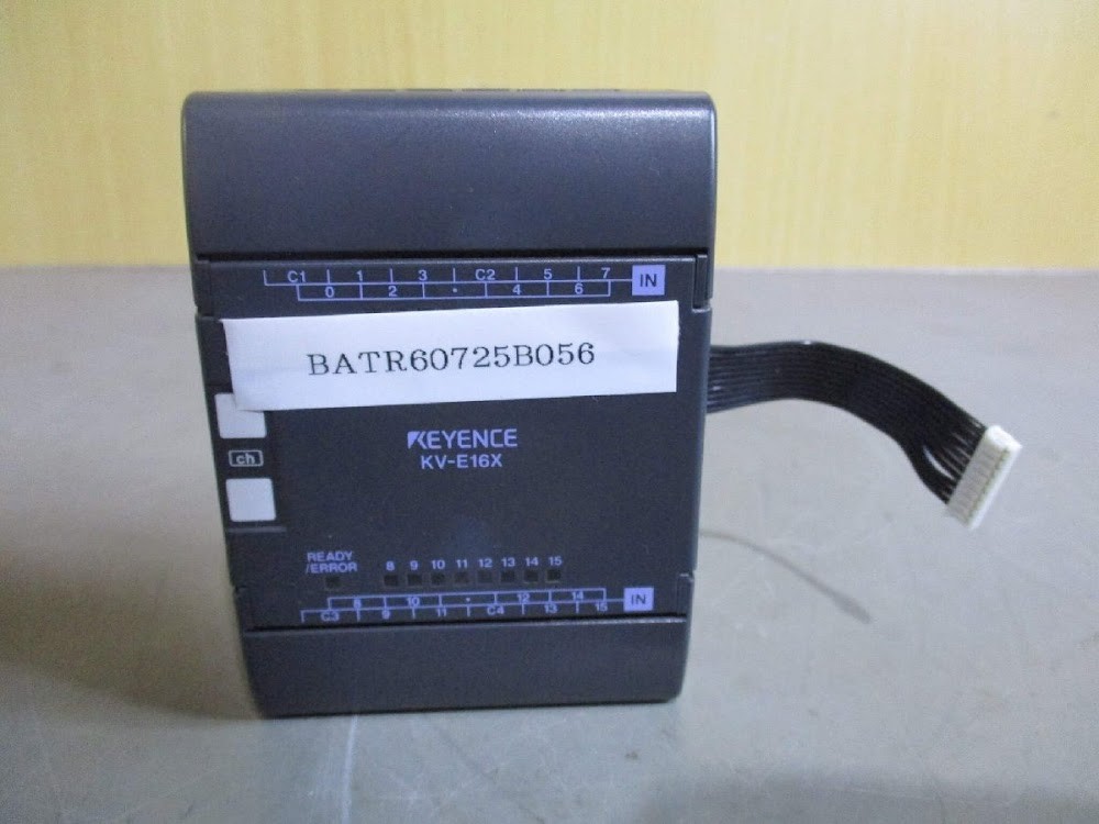 KEYENCE KV-E16X PLC with Built-in Display Function Controller USED #6