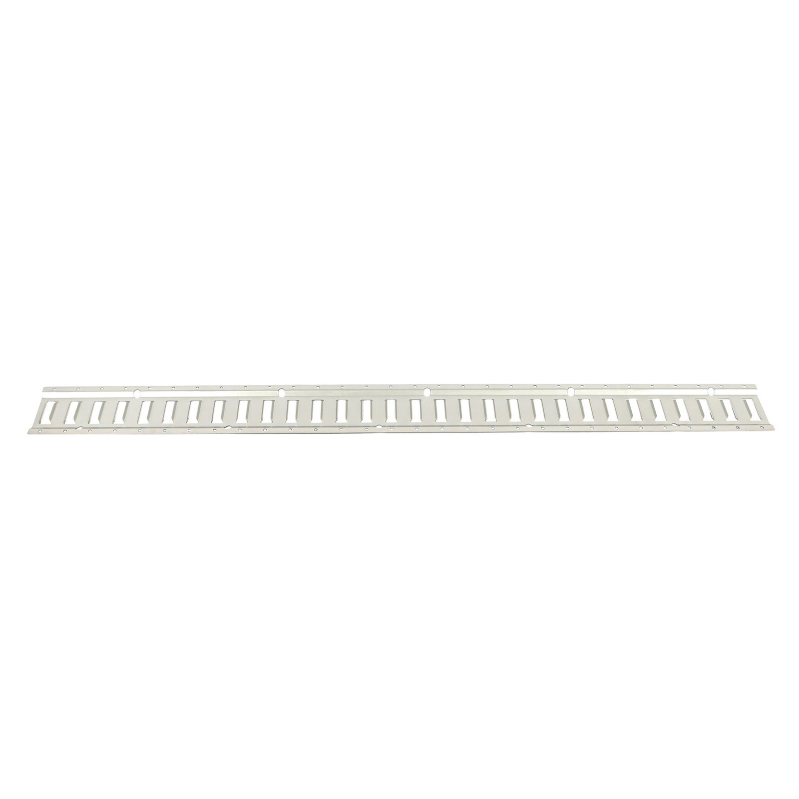 Durable Carbon Steel 4pc E Track Tie Down Rail Kit Replacement Silver Galvanized