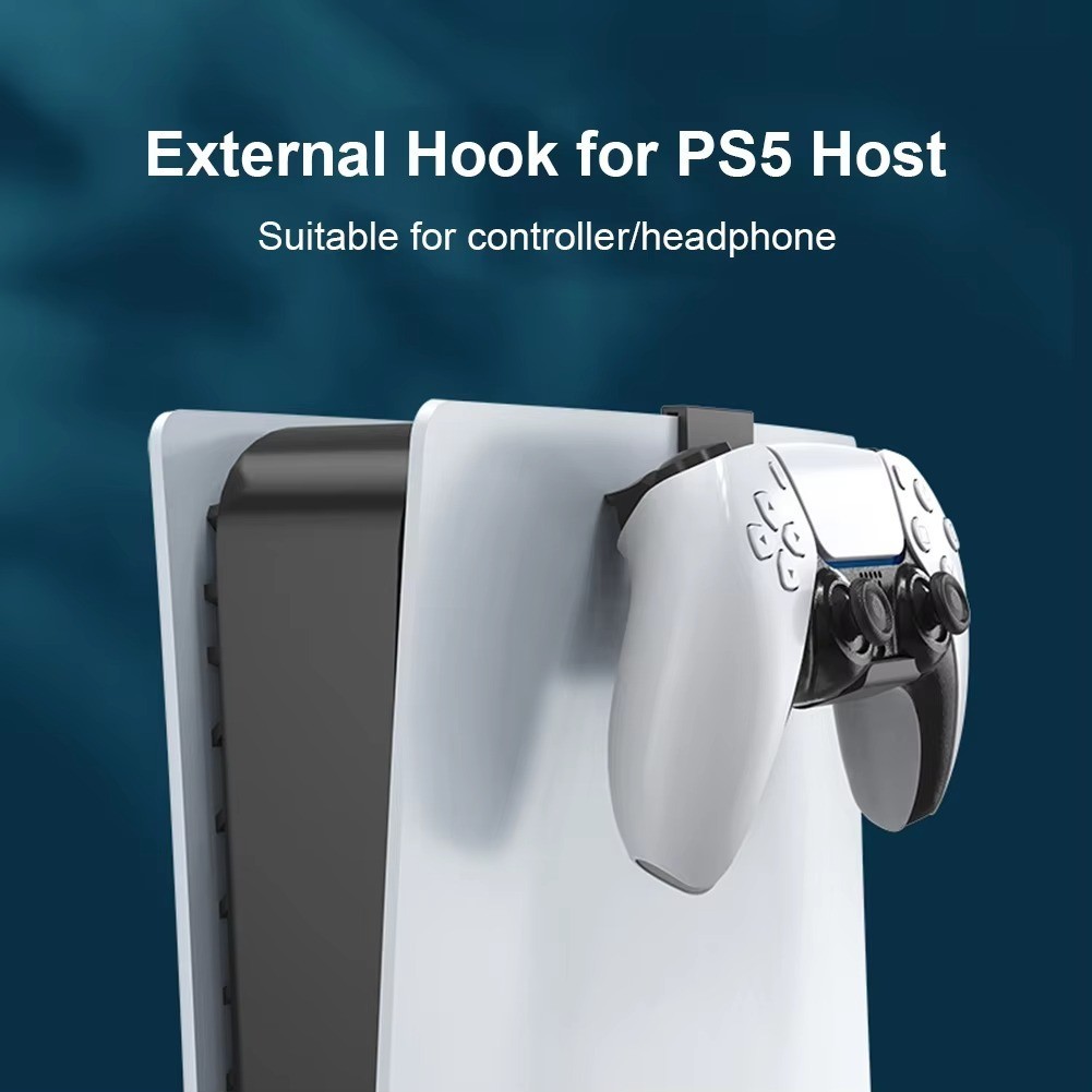 Headset Headphone Holder Controller Stand Mount Hanging Bracket for PS5 Host