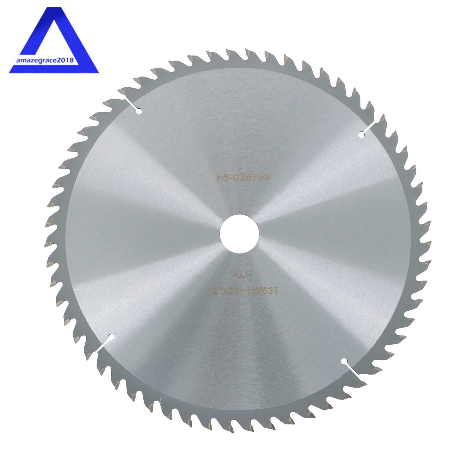 Saw Blade 12Inch 60 Tooth Carbide Saw Blade 30mm arbor For Wood Aluminum