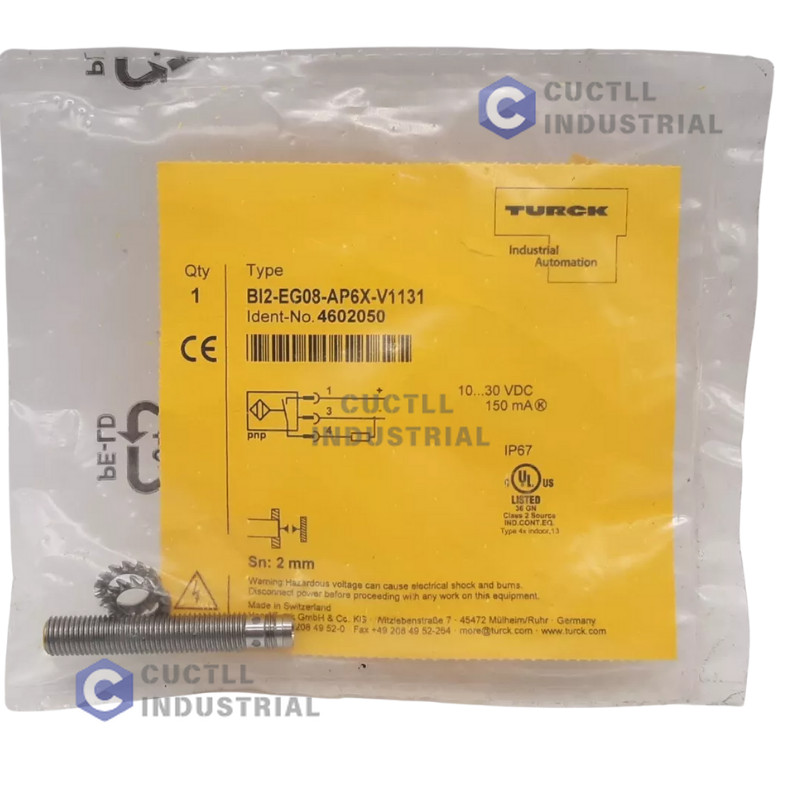 New For Turck BI2-EG08-AP6X-V1131 Proximity Switch Sensor Free Shipping