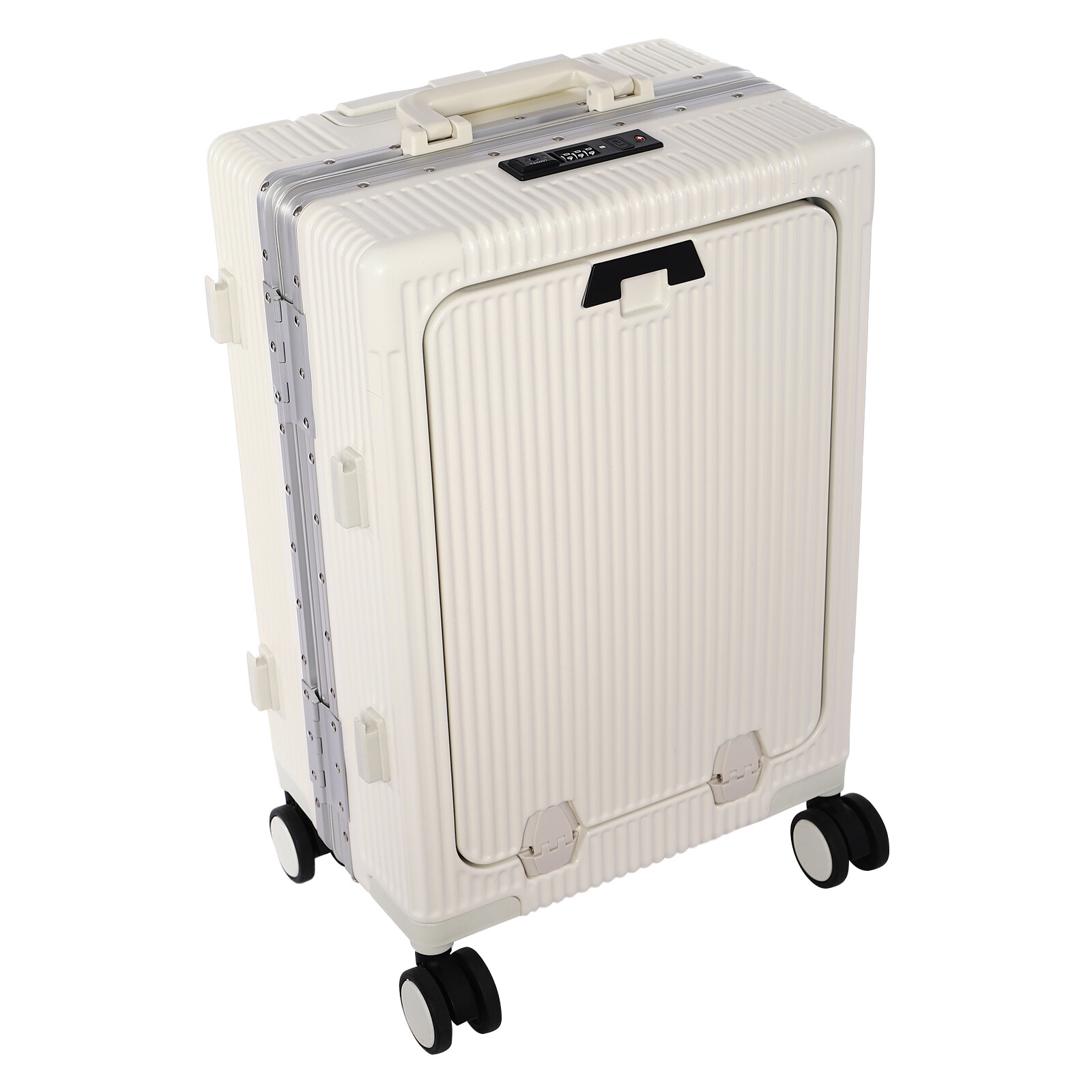 20" Boarding Suitcase Suitcase w/Front Pocket, 14"-15" Laptop Case Trolley