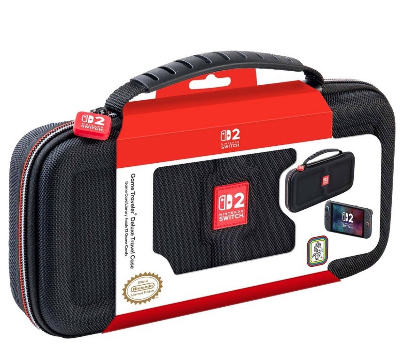 RDS Industries - Game Traveler Deluxe Travel Case for Nintendo Switch 2 - Black
