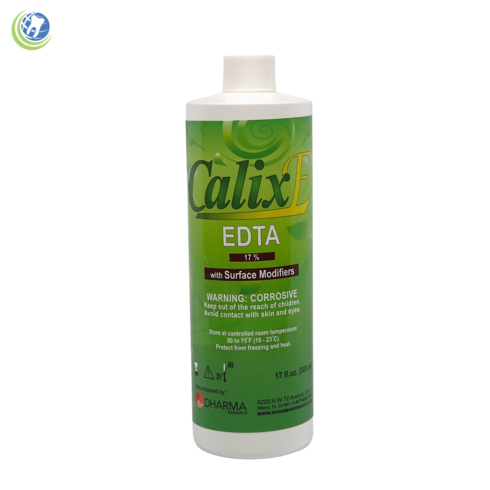 EDTA 17% 17 FL Oz (500mL) Solution with Surface Modifiers Root Canal Solution