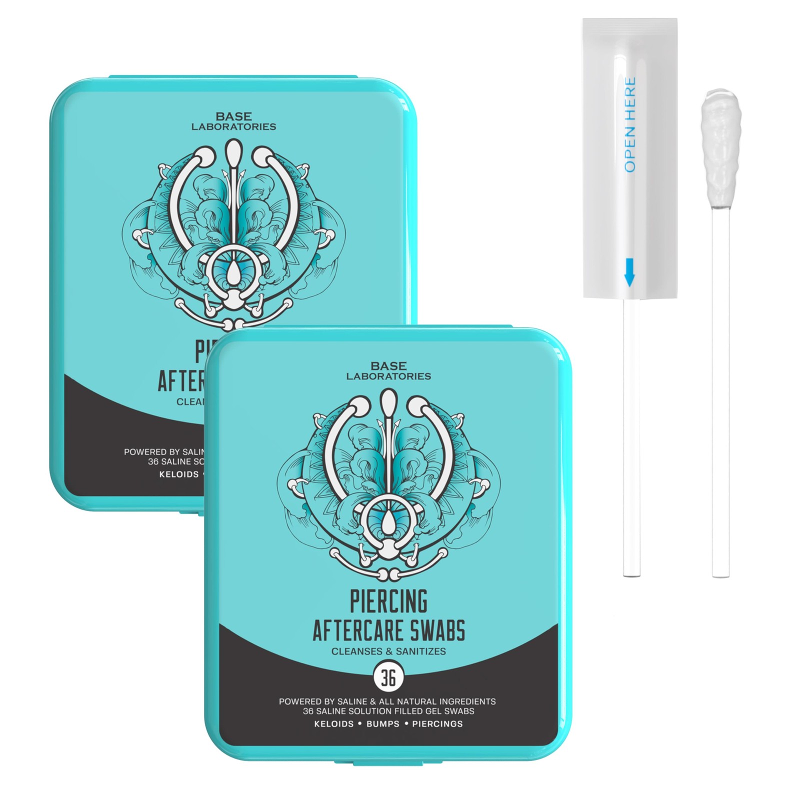 Keloid Bump Removal Gel Swabs | Piercing Aftercare Gel Swabs for Piercing Bum...