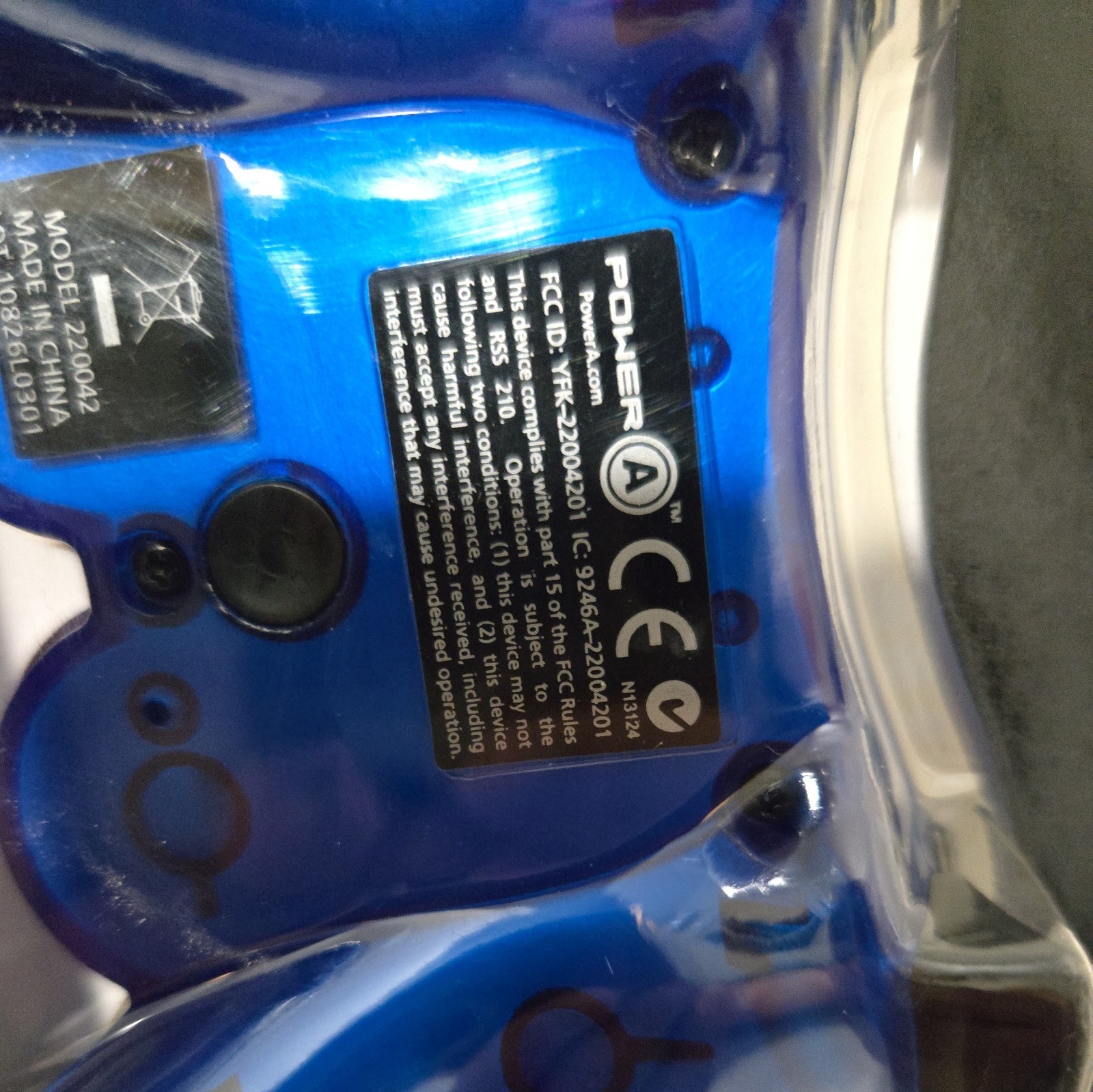 PowerA Mini Pro Elite Wireless Controller PS3 Blue New Sealed Motion Control