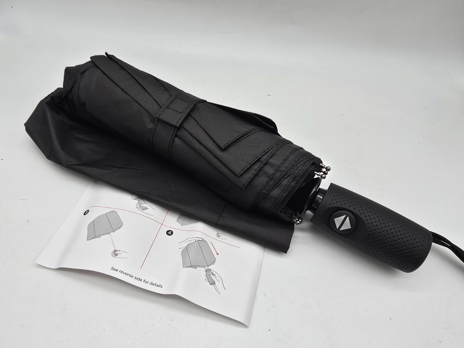 Windproof Travel Umbrella (Black) Brand New