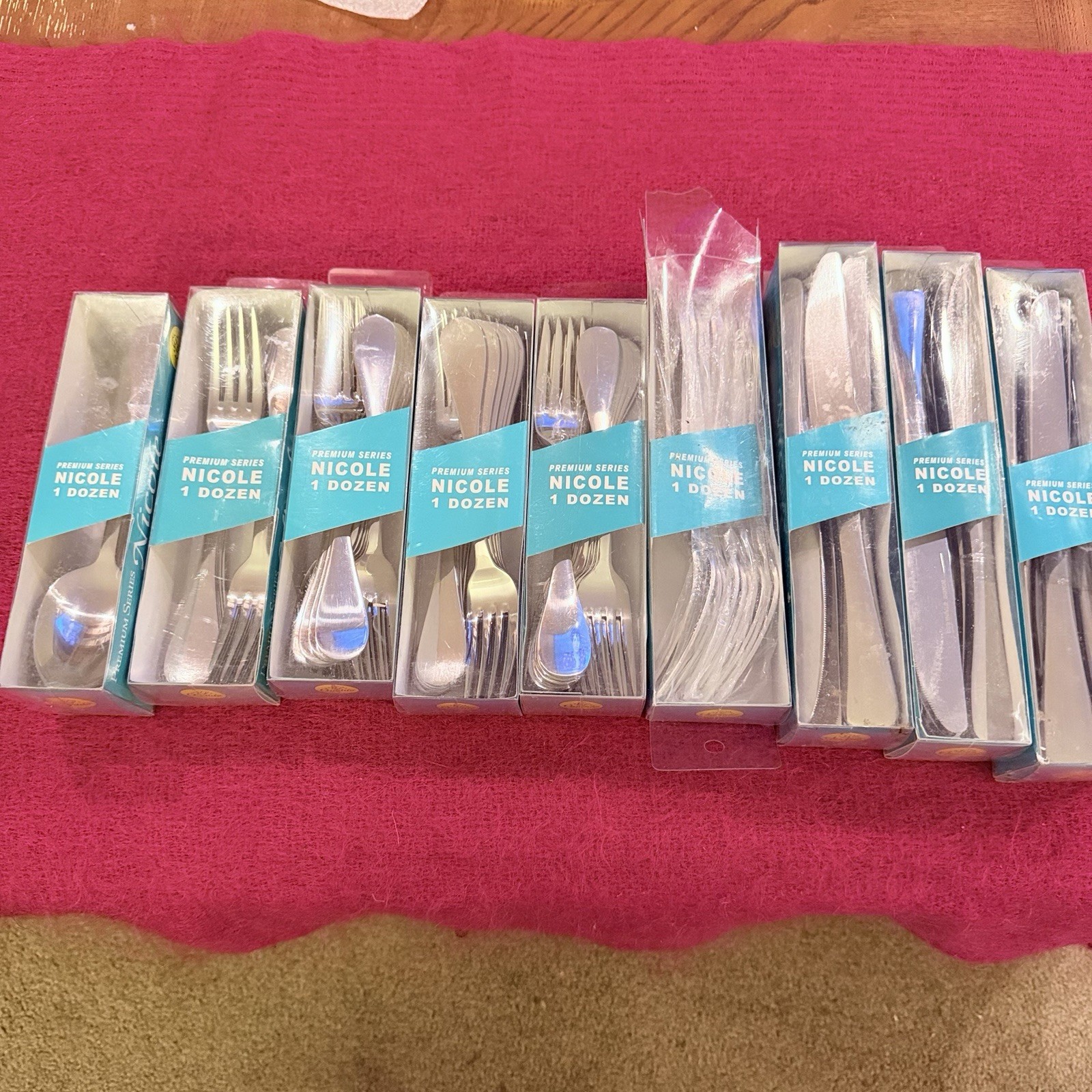 Qualite Nicole Commercial Restaurant Flatware, Knives, Forks, Spoons