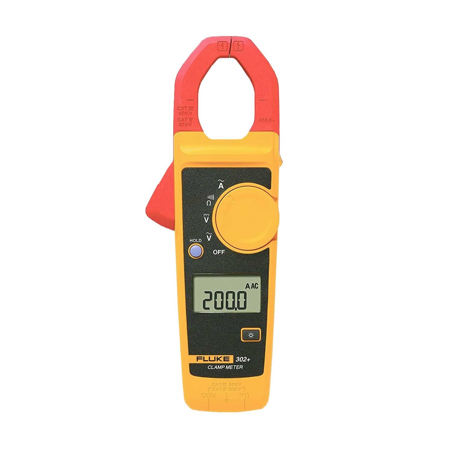 Fluke 302 + Clamp Meter Tester Average Type Digital Ammeter NEW