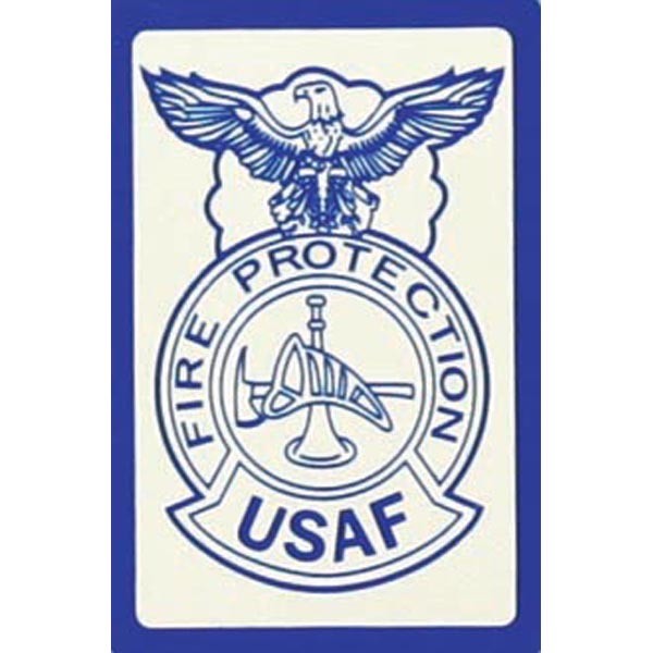 Small AF Fire Protection Badge Sticker