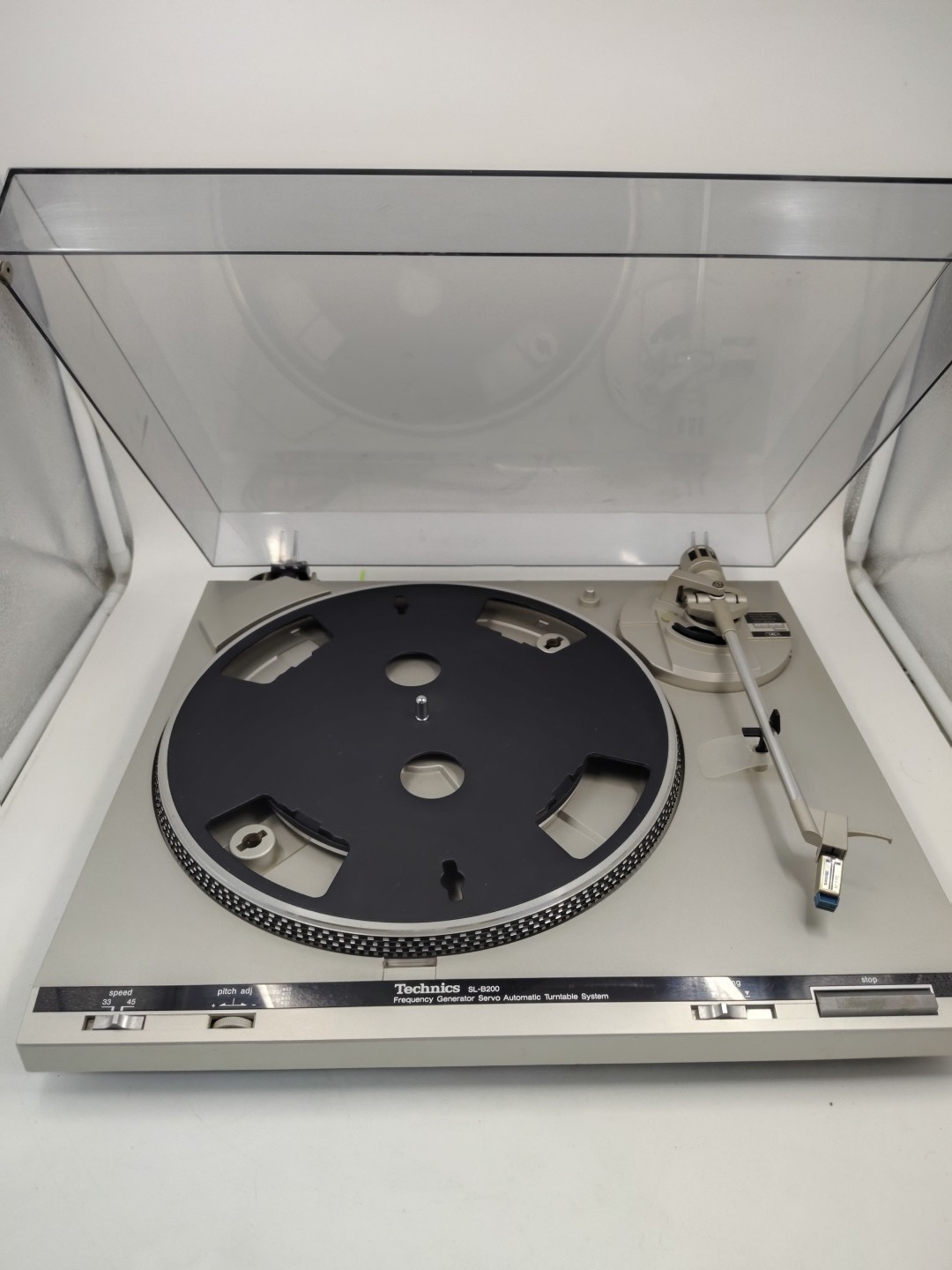 Technics SL-B200 Frequency Generator Servo Automatic Turntable Works (Read!)