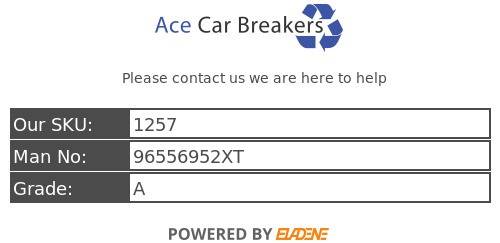 PEUGEOT 307CC 03-08 AUDIO SYSTEM 96556952XT