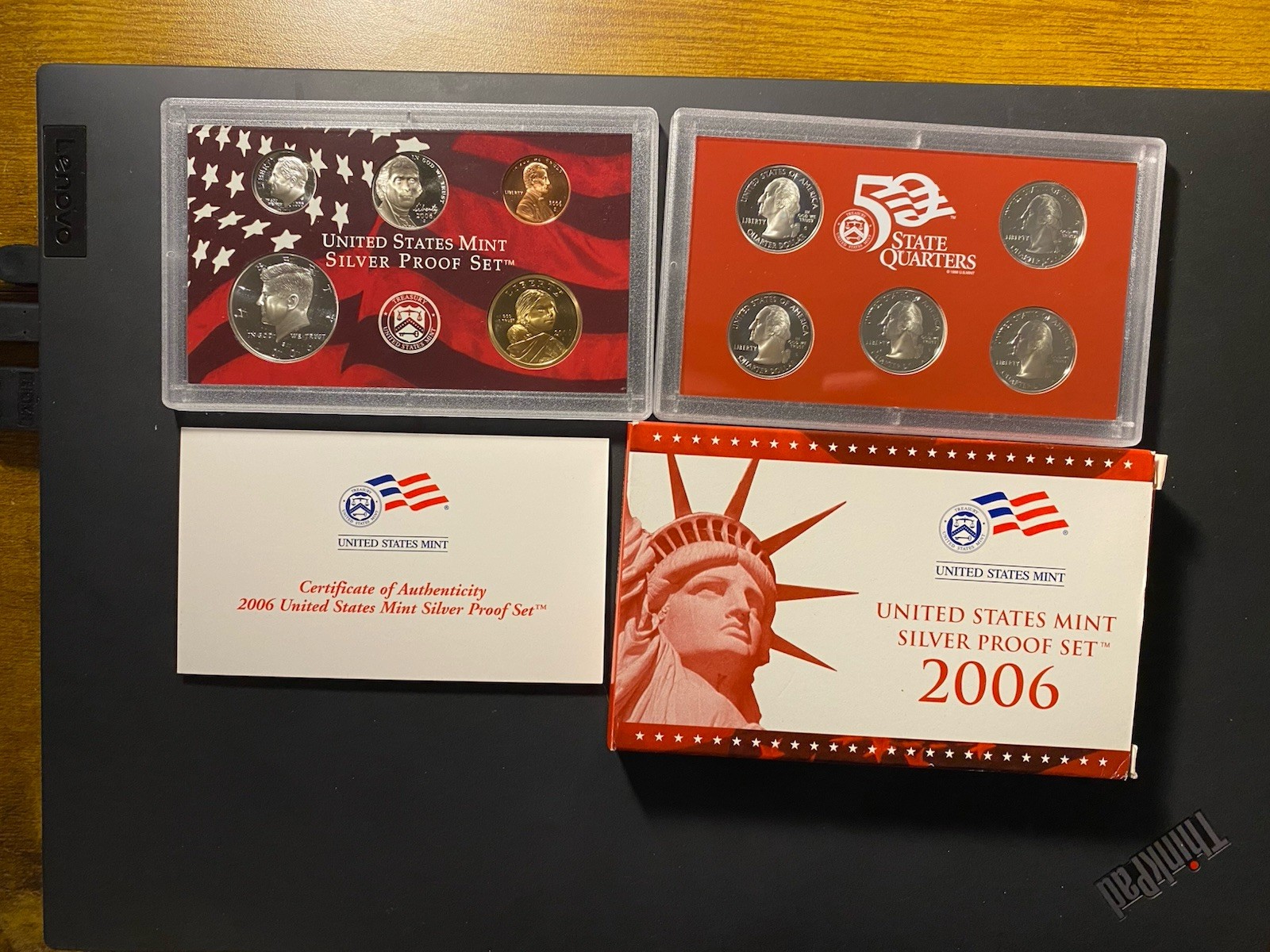 2006 UNITED STATES MINT US CURRENCY 10 COIN SILVER PROOF SET Q3108