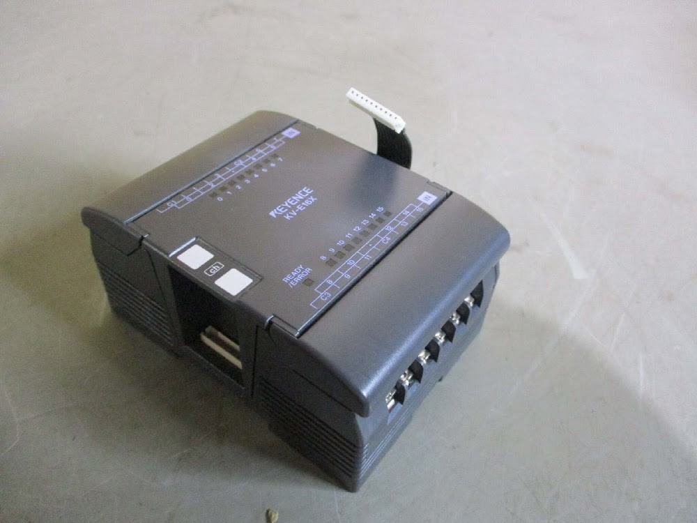 KEYENCE KV-E16X PLC with Built-in Display Function Controller USED #6