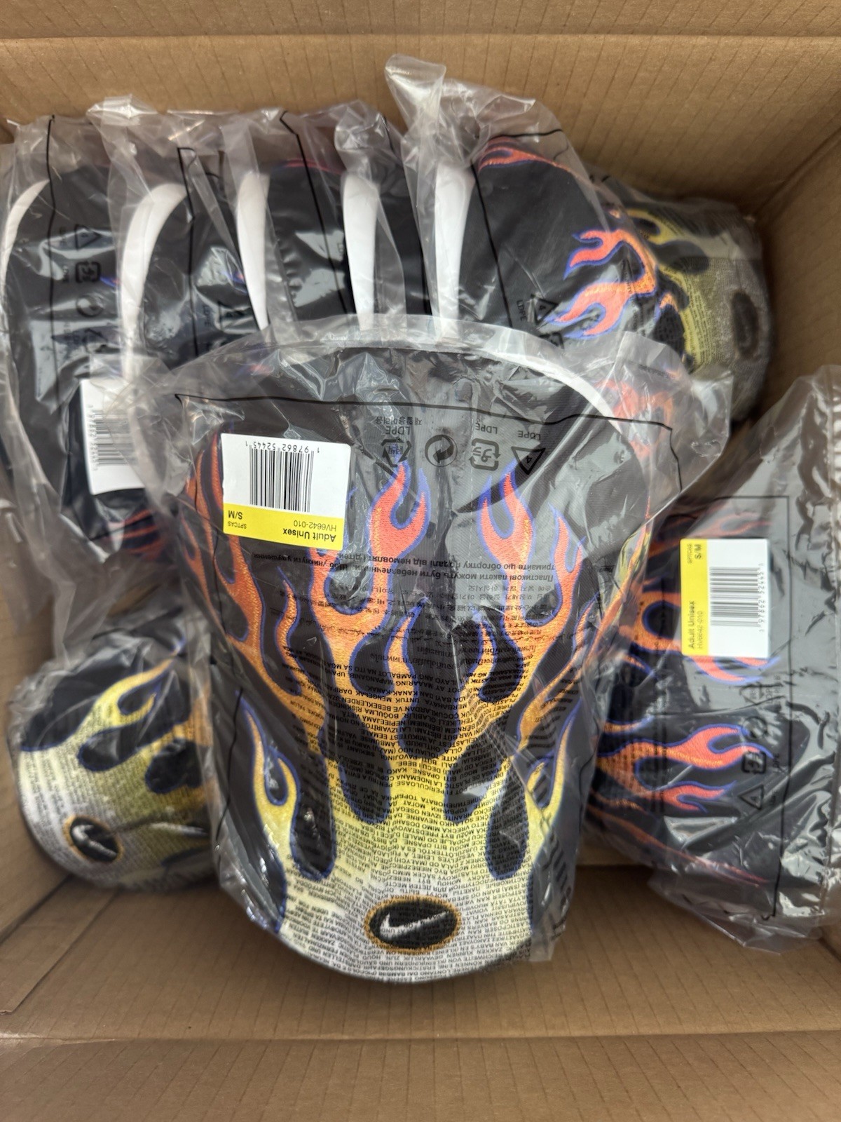 Nike Flame Cap Hat Black OG AirMax TN Size S/M HV6642-010 Ships Now!