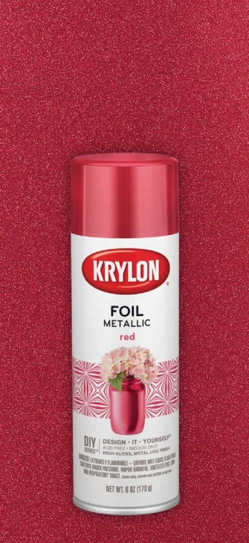 Krylon® Premium Metallic Foil Spray Paint 6oz RED