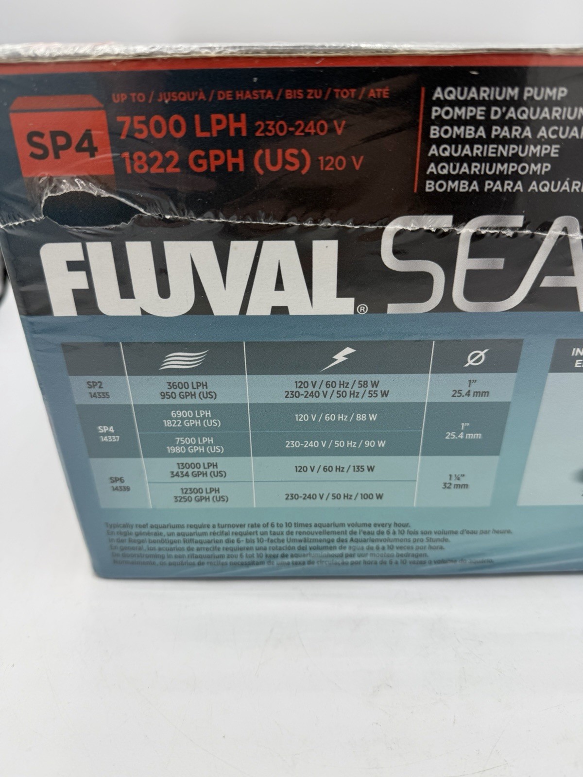 Fluval Sea SP4 Aquarium Sump Pump 1822 gph