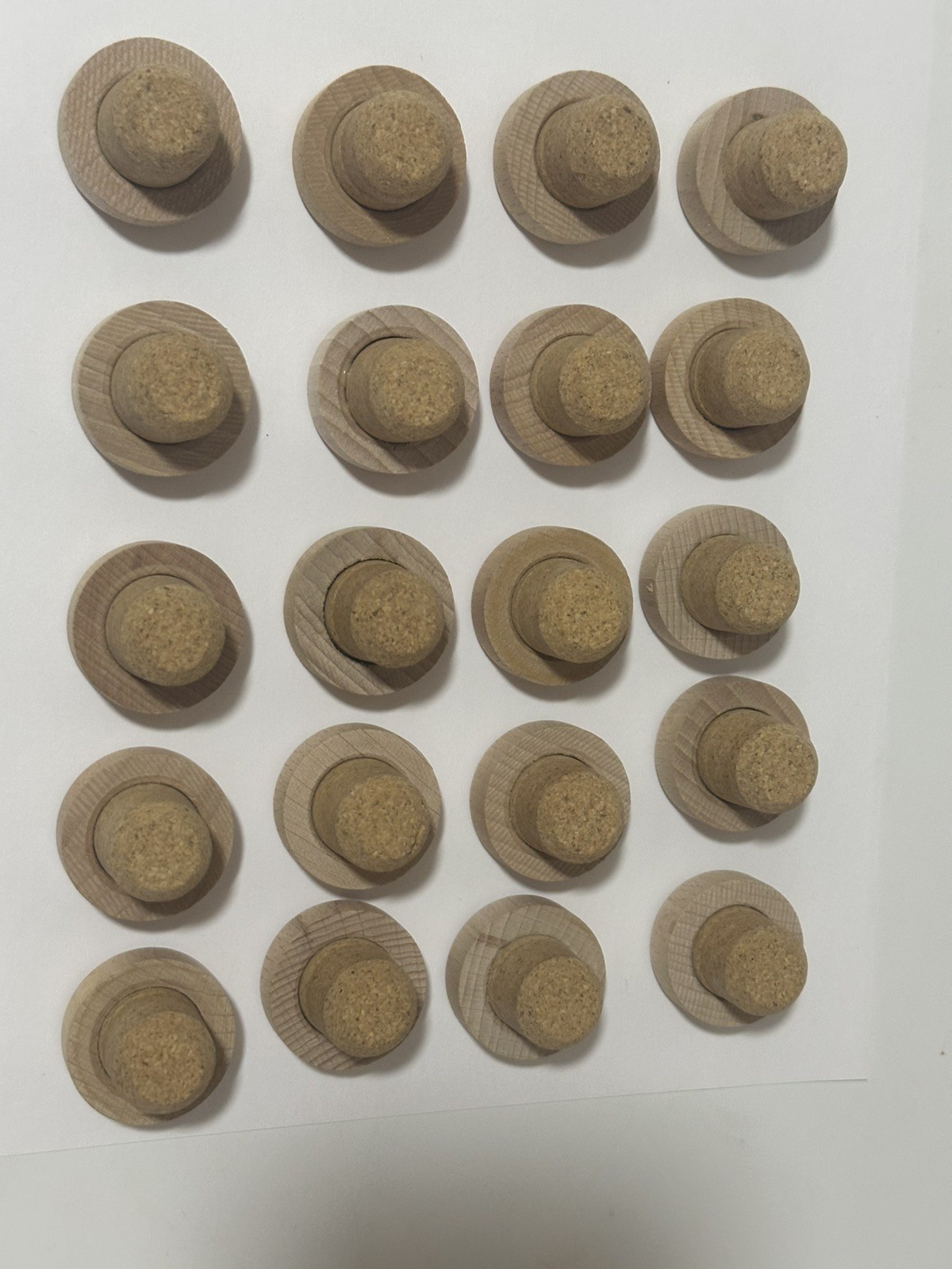 20 Pendleton Whisky Bottle Cork Wood Top Caps