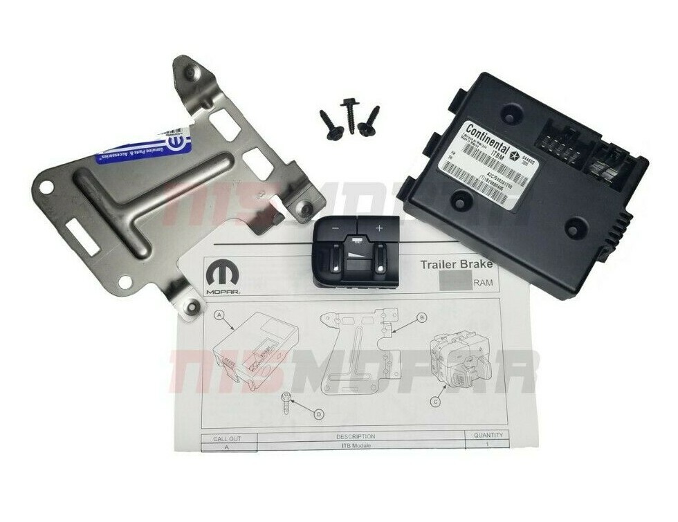 13-14 Ram 1500 2500 3500 4500 5500 Integrated Trailer Brake Control Module Mopar