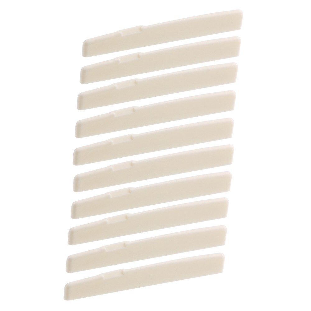 10pcs 6 String Guitar Bone Saddle for YAMAHA FG Acoustic Guitar 75mm