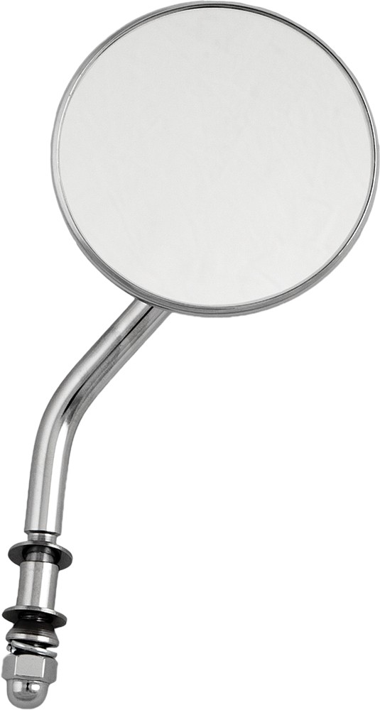 HARDDRIVE 60-0016 HardDrive 3-Inch Round Chrome Side Mirror with 4-Inch Stem *