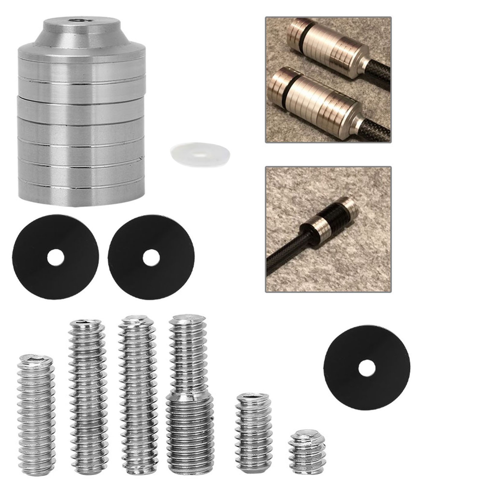 Archery Bow Stabilizer Weight Kit Balance Bar Bolt Hunting