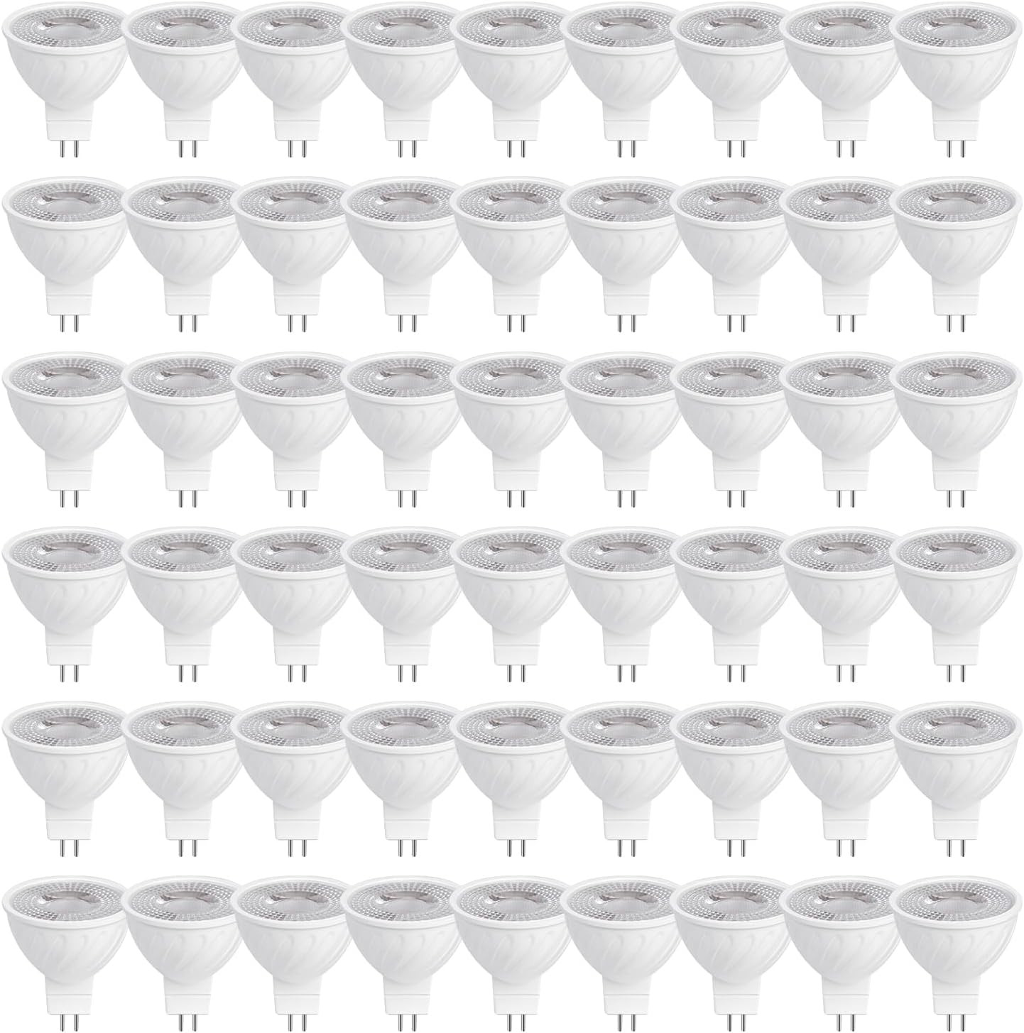 Dimmable MR16 LED Bulb 5W Warm White 48-Pack, 50W Halogen Equivalent