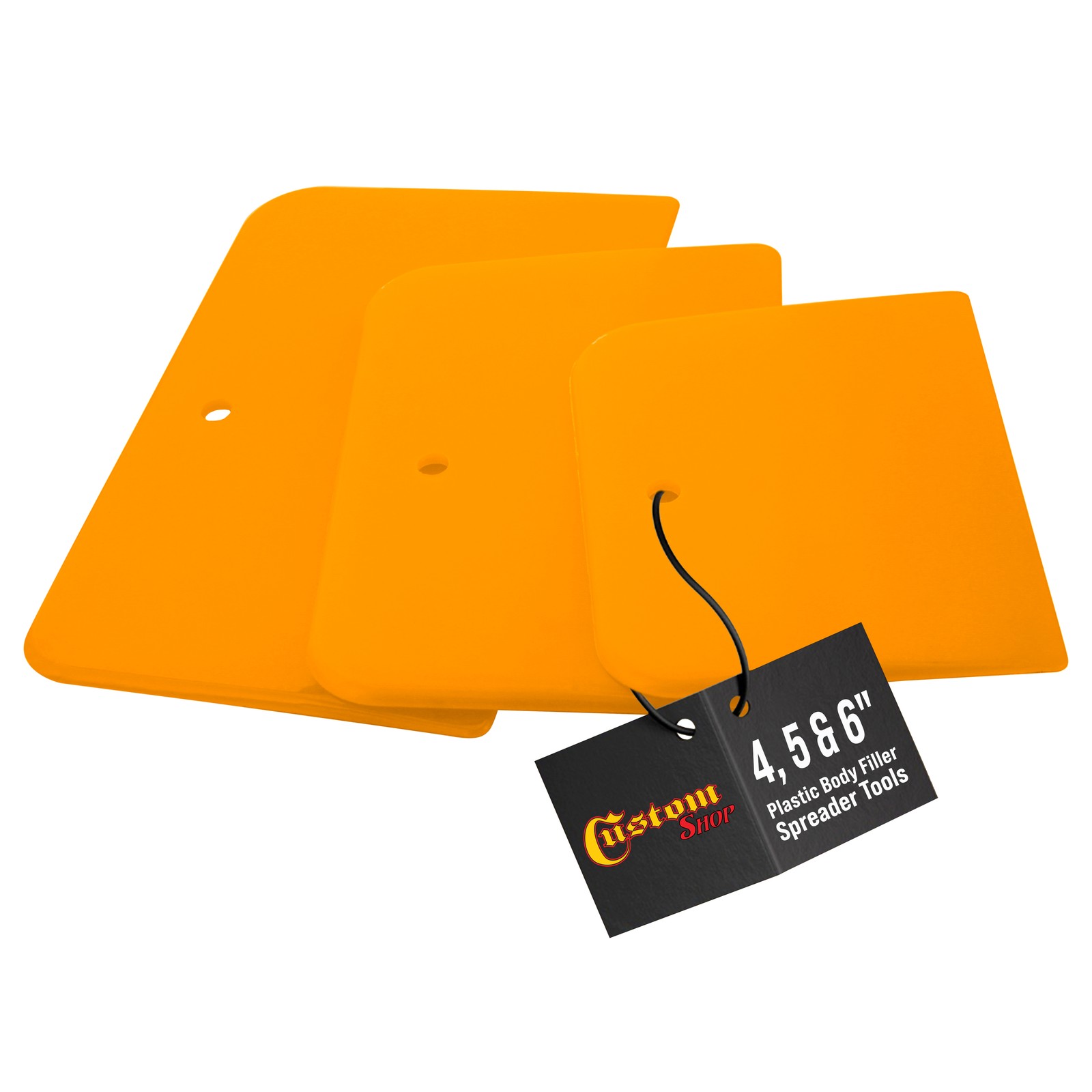 3pk - 4", 5", 6" Body Filler Spreaders for Putties, Glazes and Epoxy Resin Pours