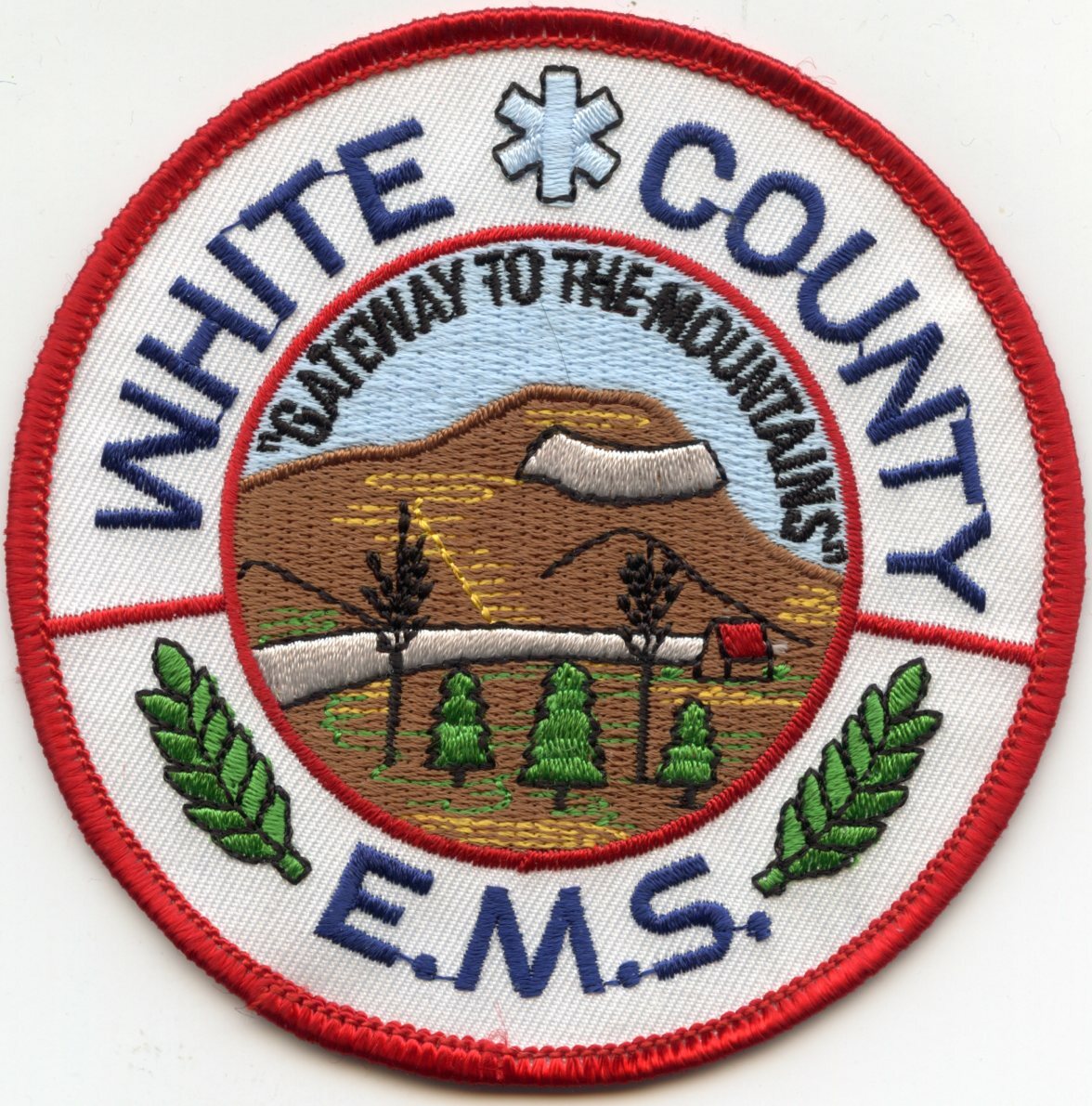 WHITE COUNTY GEORGIA GA Gateway To The Mountains EMS fire PATCH